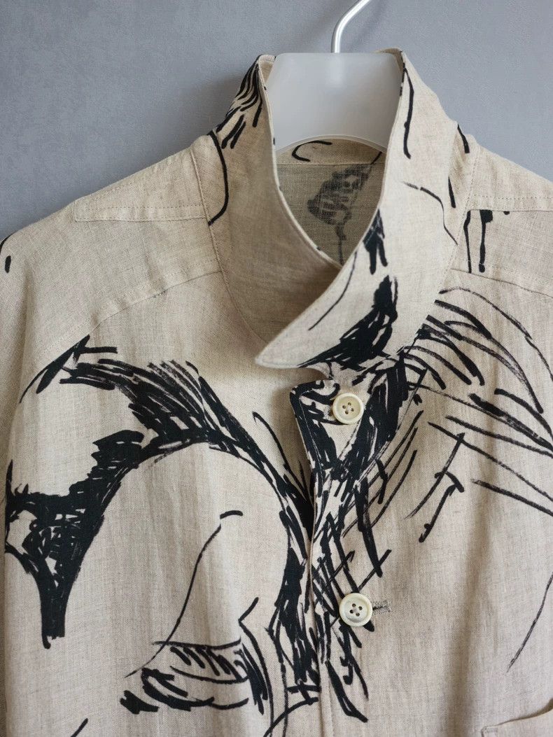 Yohji Yamamoto Yohji Yamamoto 18SS Asakura Youjia hand-painted graffiti j Size US S / EU 44-46 / 1 - 4 Thumbnail
