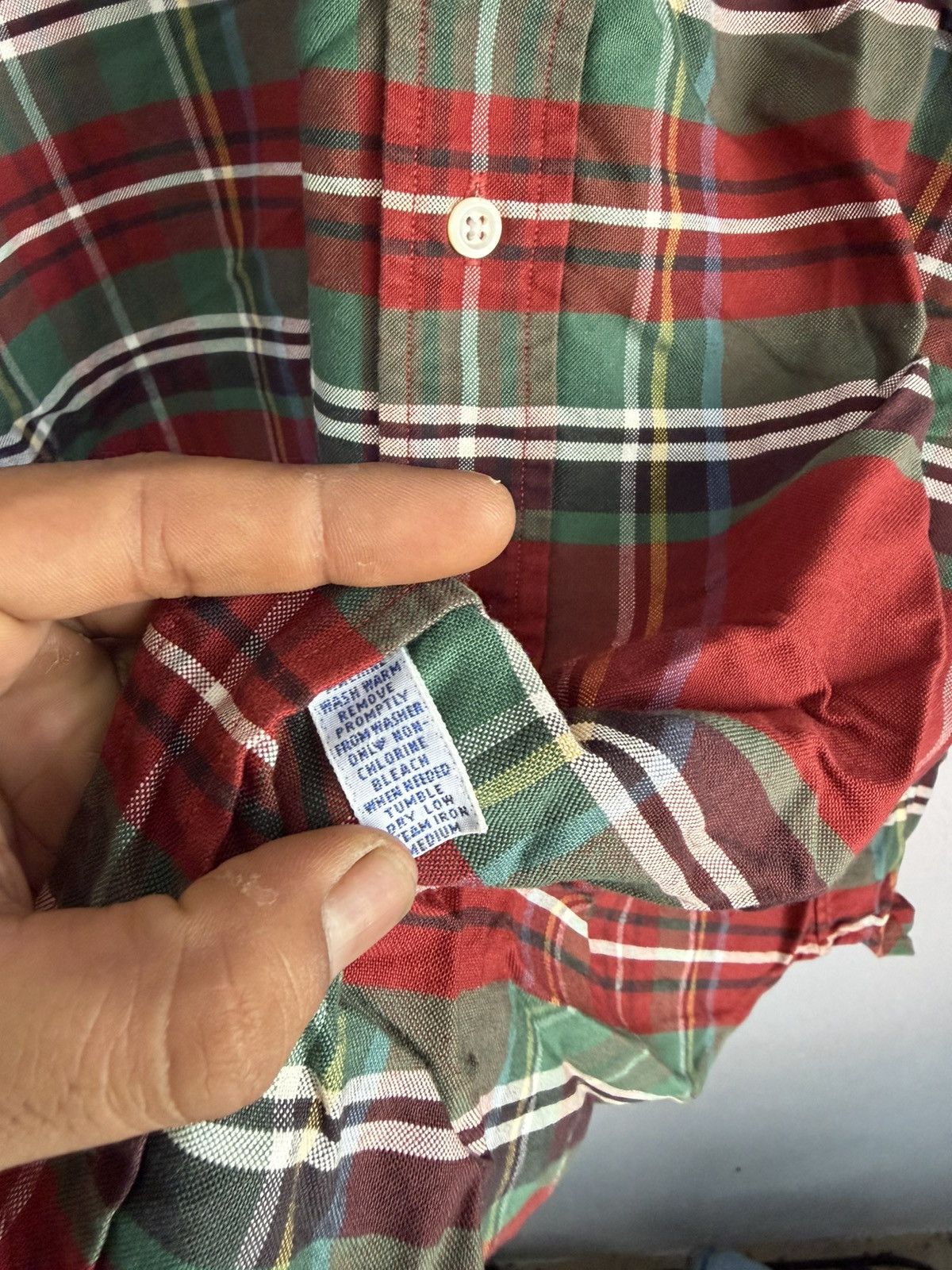 Ralph Lauren Ralph Lauren Long Plaid Shirt Size US L / EU 52-54 / 3 - 4 Thumbnail