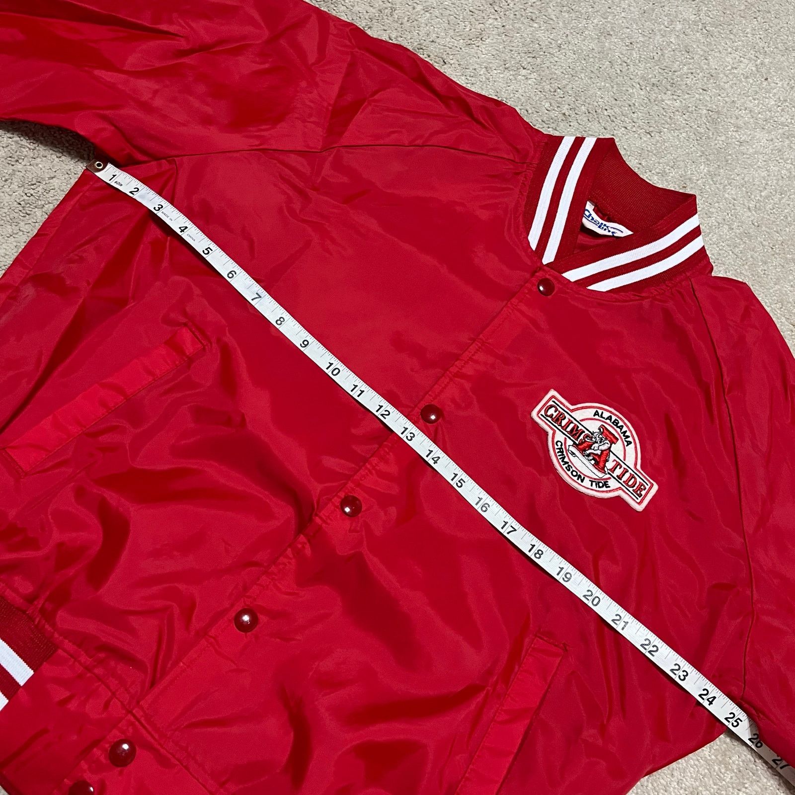 Other Vintage Chalkline Alabama Crimson Tide Nylon Varsity Jacket Size US XL / EU 56 / 4 - 6 Thumbnail