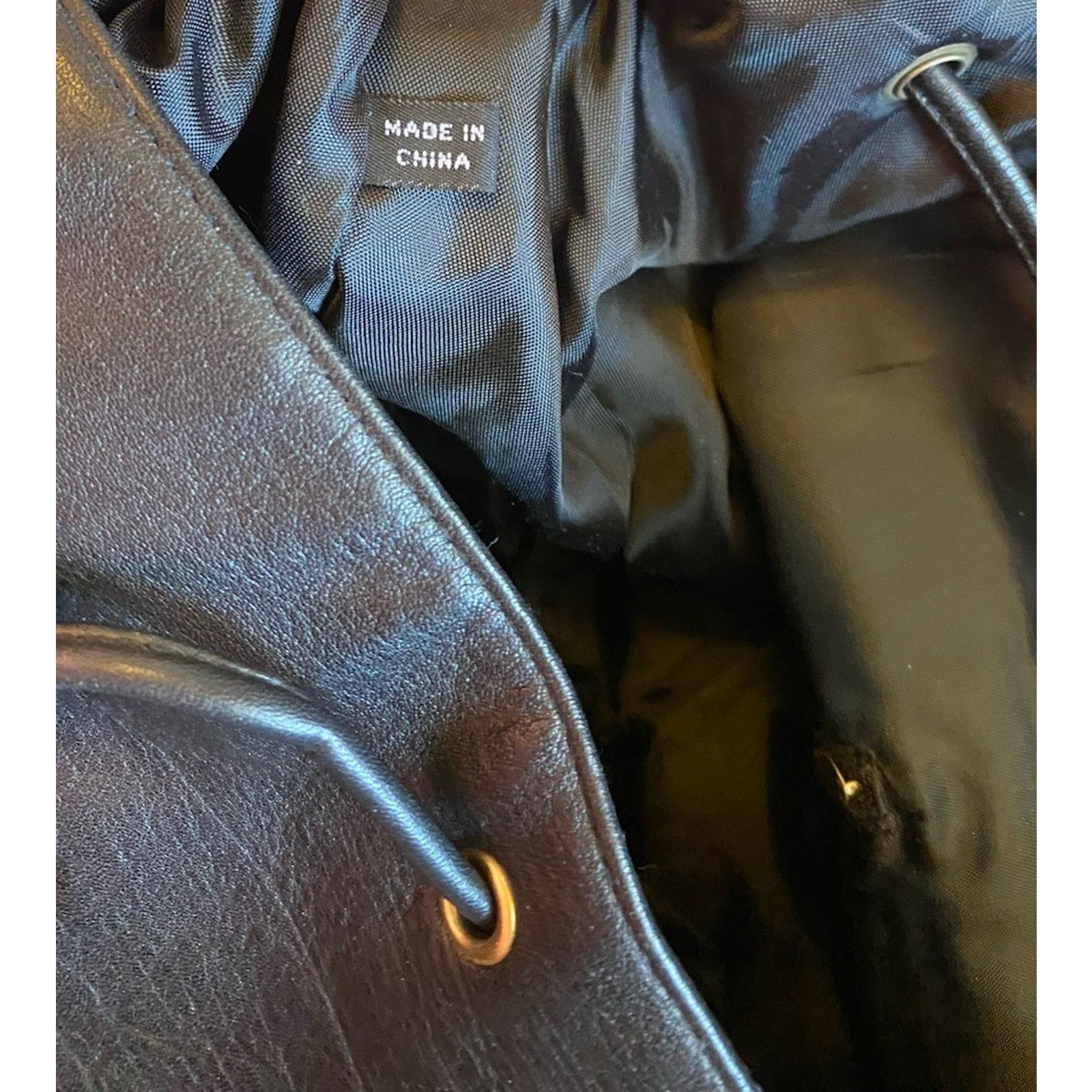 Giani Bernini Giani Bernini Black Faux Leather Backpack Purse Women’s Bag Size ONE SIZE - 6 Thumbnail