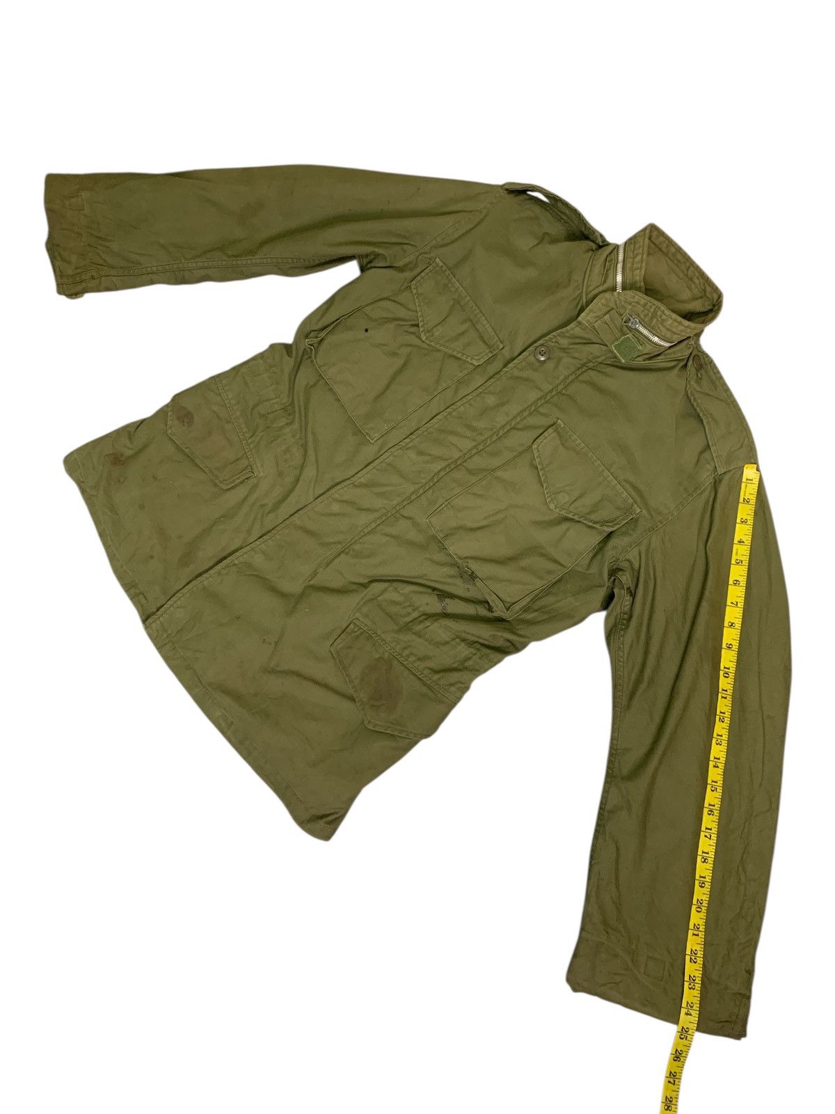 Alpha Industries Rare Design vintage US Army M-65 OG 107 Field Coat Jacket Size US S / EU 44-46 / 1 - 17 Thumbnail