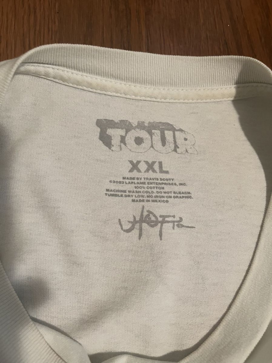 Travis Scott Travis Scott Tour Tee Size US XXL / EU 58 / 5 - 3 Thumbnail