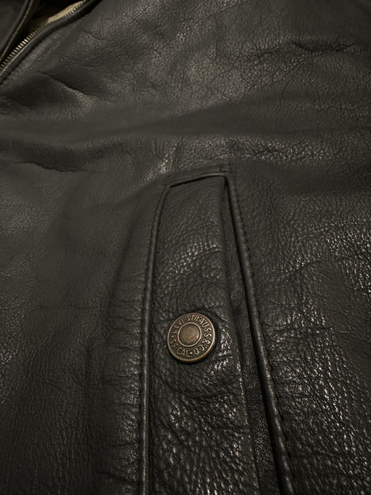 Levi's Vintage Clothing Y2K Levi’s Leather Bomber Aviator Size US L / EU 52-54 / 3 - 4 Thumbnail