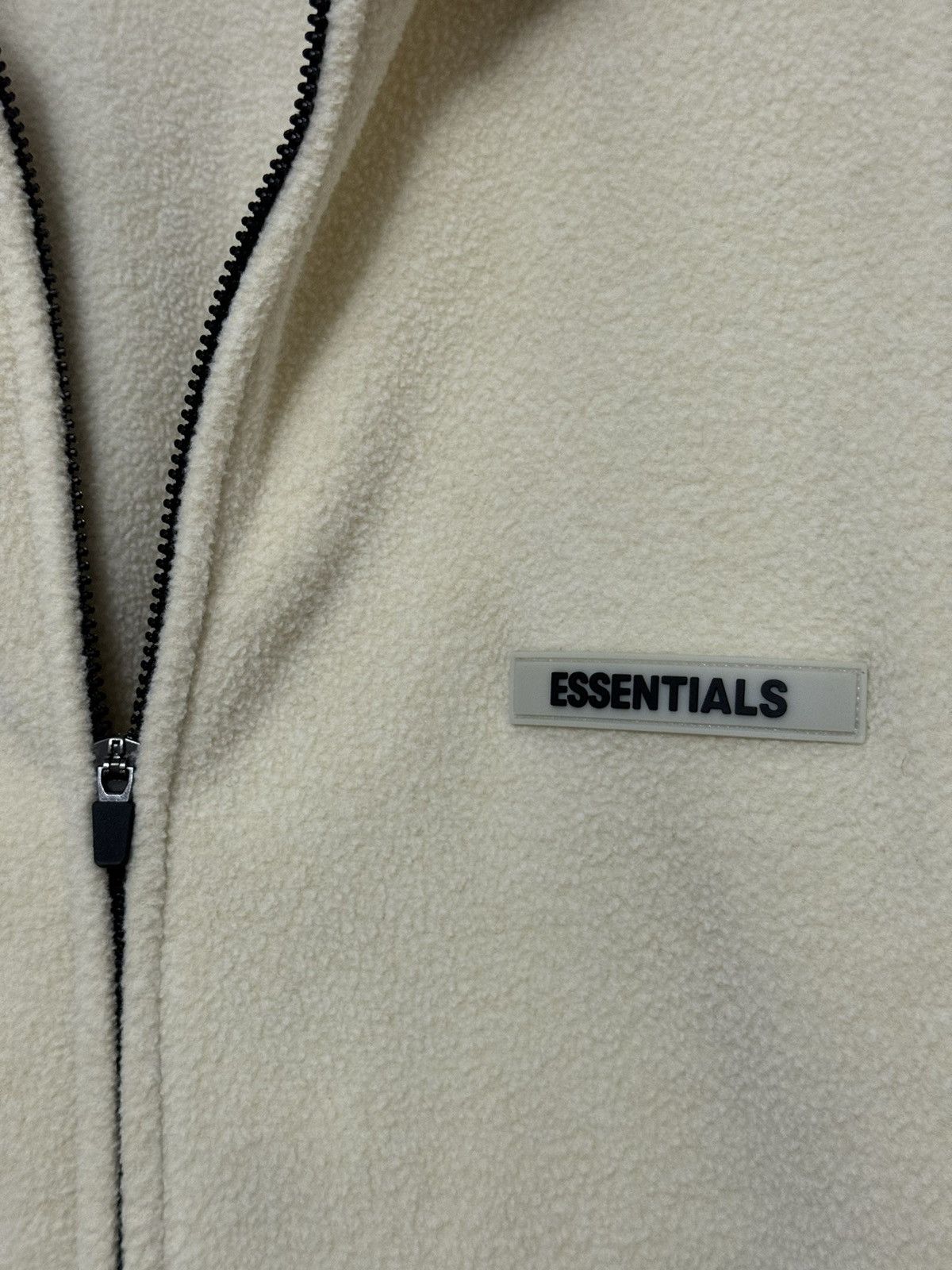 Fear of God Fear of God Essentials Zip Polar Fleece SZ Small Cream 💥 Size US S / EU 44-46 / 1 - 3 Thumbnail
