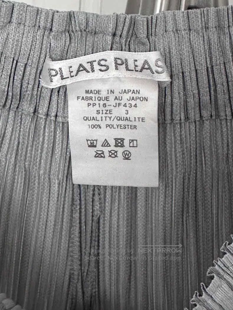 Issey Miyake Issey Miyake size:3 Gray Trousers Size 22" - 3 Thumbnail