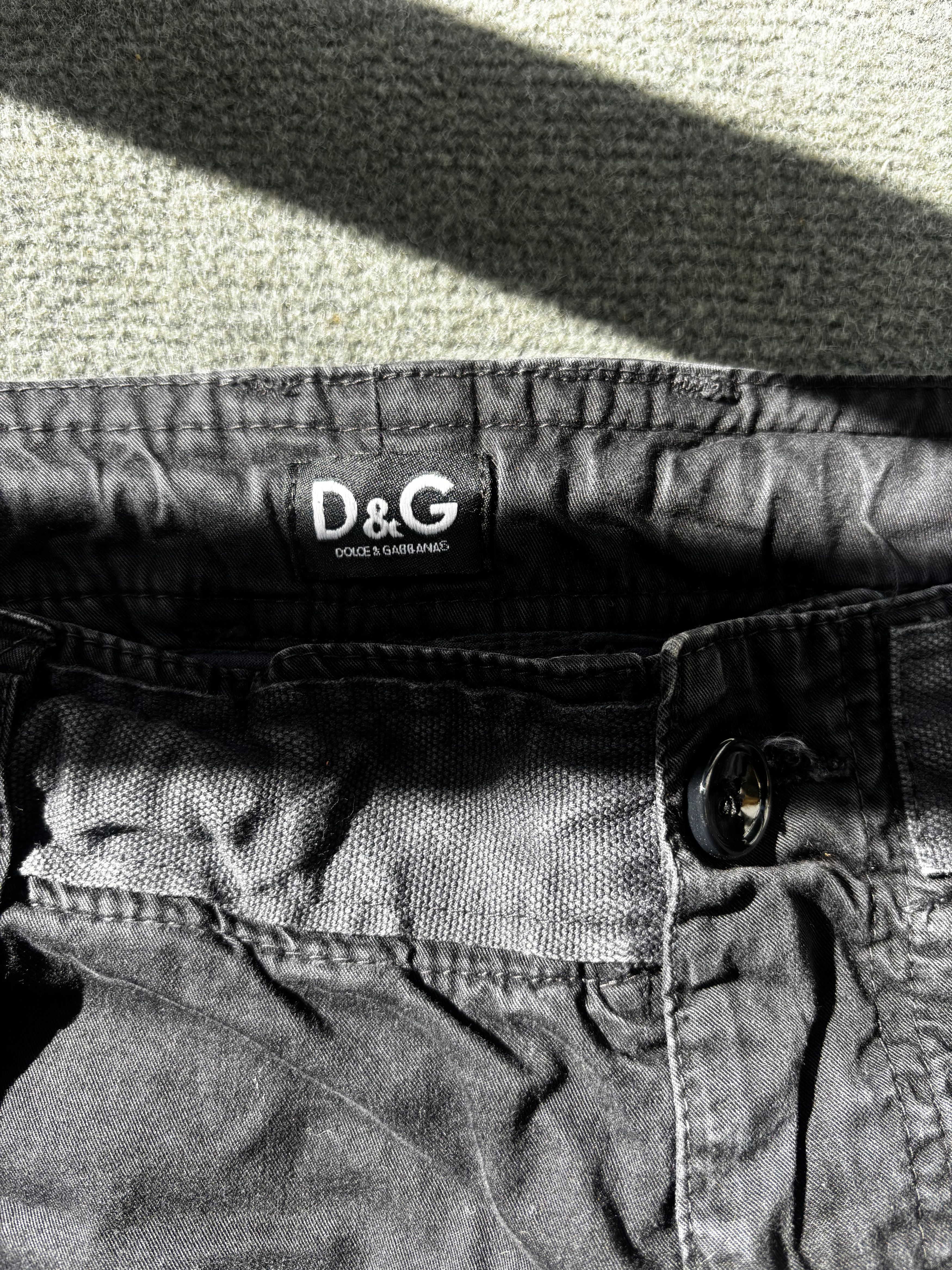 Dolce & Gabbana Dolce & Gabbana Black Cargo Pants Size US 34 / EU 50 - 3 Thumbnail