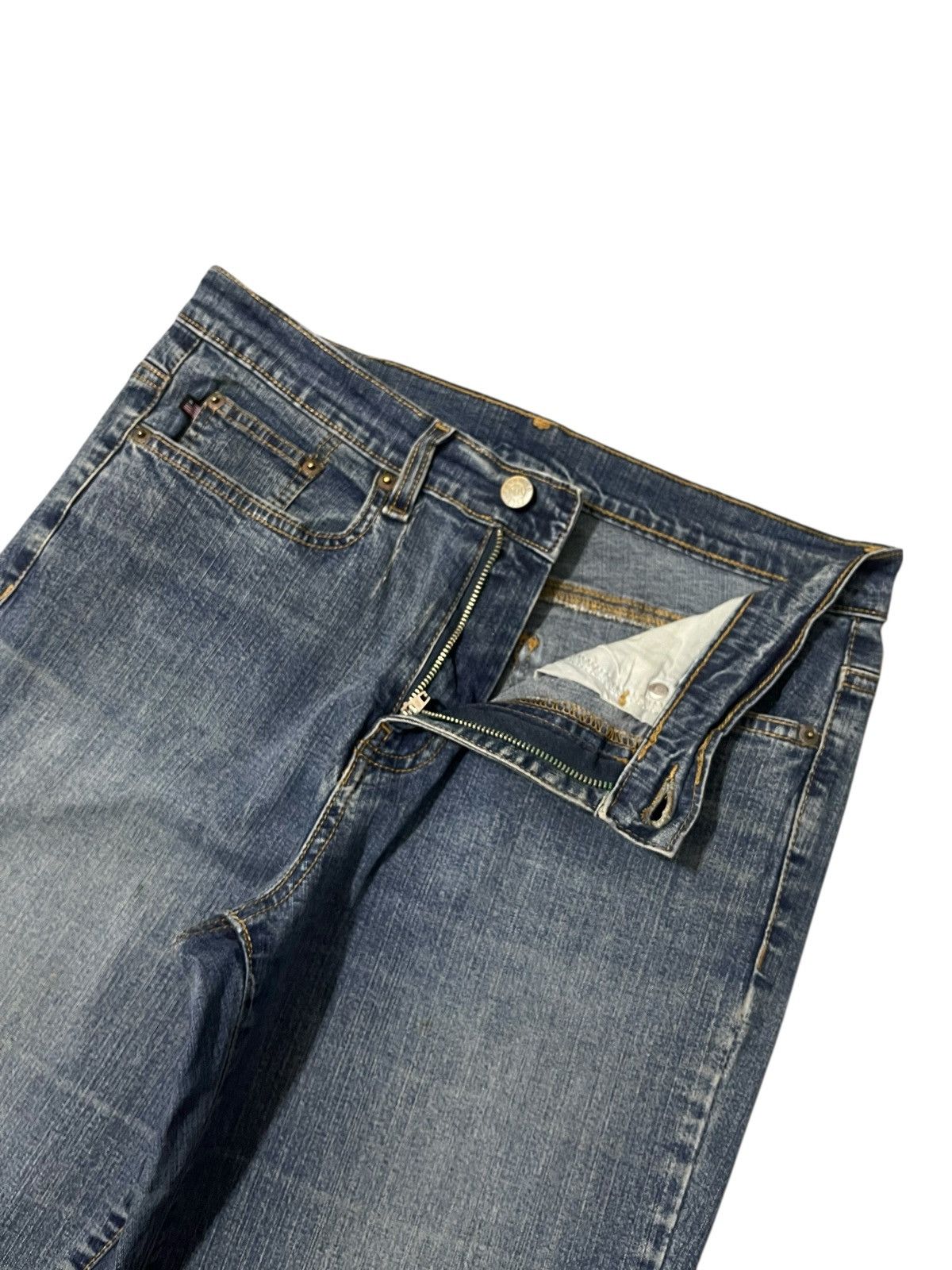 Polo Ralph Lauren FLARED💥 Polo Ralph Lauren Low Rise Flare Jeans Denim Size US 30 / EU 46 - 6 Thumbnail