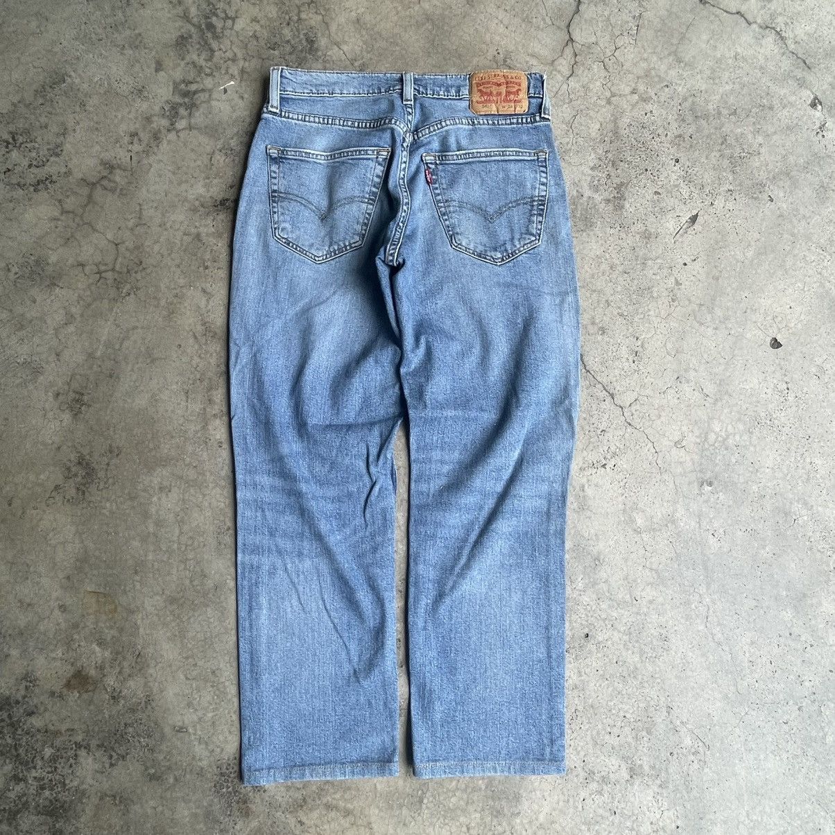 Levi's Vintage Clothing 🔥Vintage Levis 541 Stoned Washed Ripped Distress Denim Jeans Size US 29 - 4 Thumbnail
