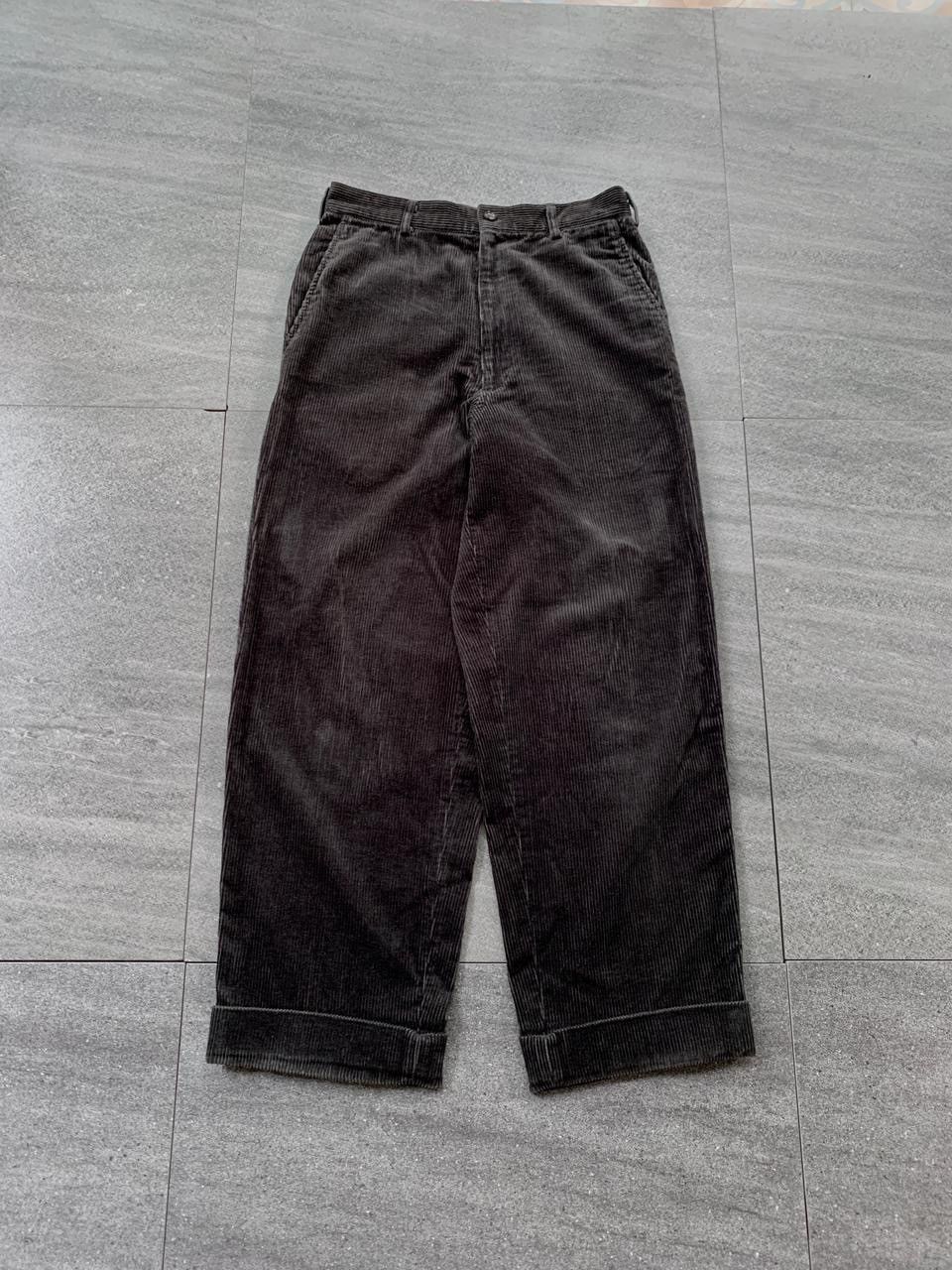 Comme des Garcons Homme FREE TAX! 90s Faded Baggy Corduroy Trousers Size US 29 - 1 Thumbnail