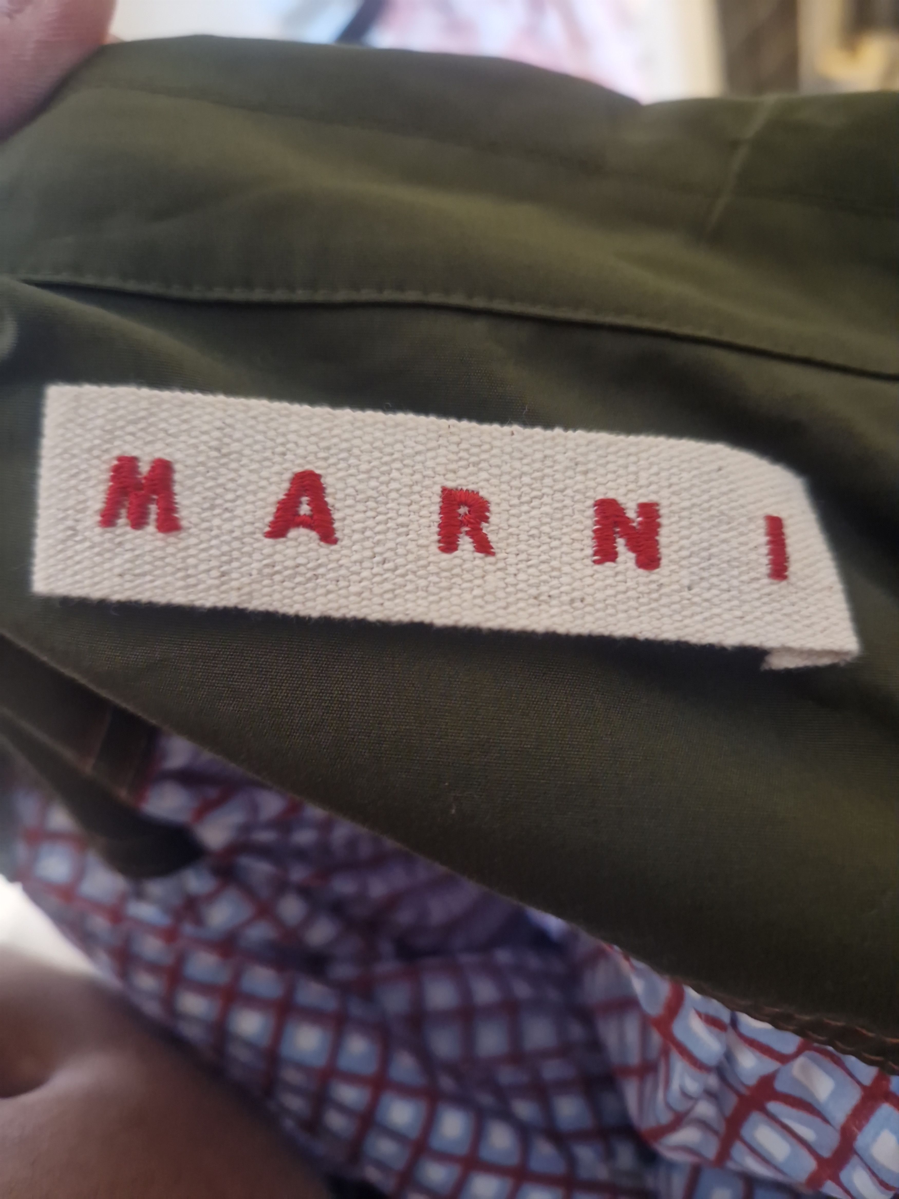 Marni Marni SS20 - Khaki Shoulder- Size 42-Like New Size US XS / EU 42 / 0 - 8 Thumbnail