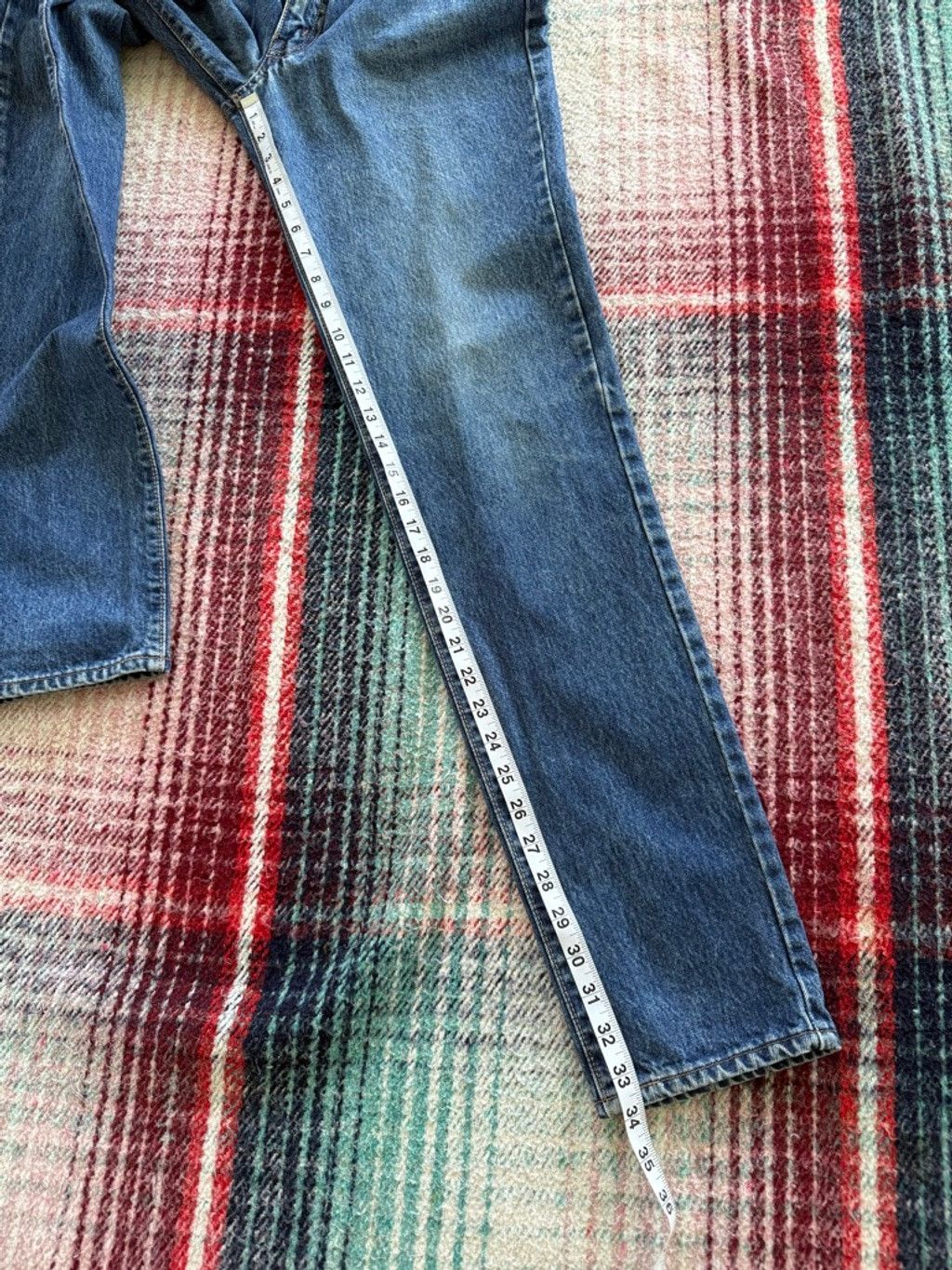 Big John Vintage Big John Blue Slim Tapered Jeans 30x34 Size US 30 / EU 46 - 7 Thumbnail