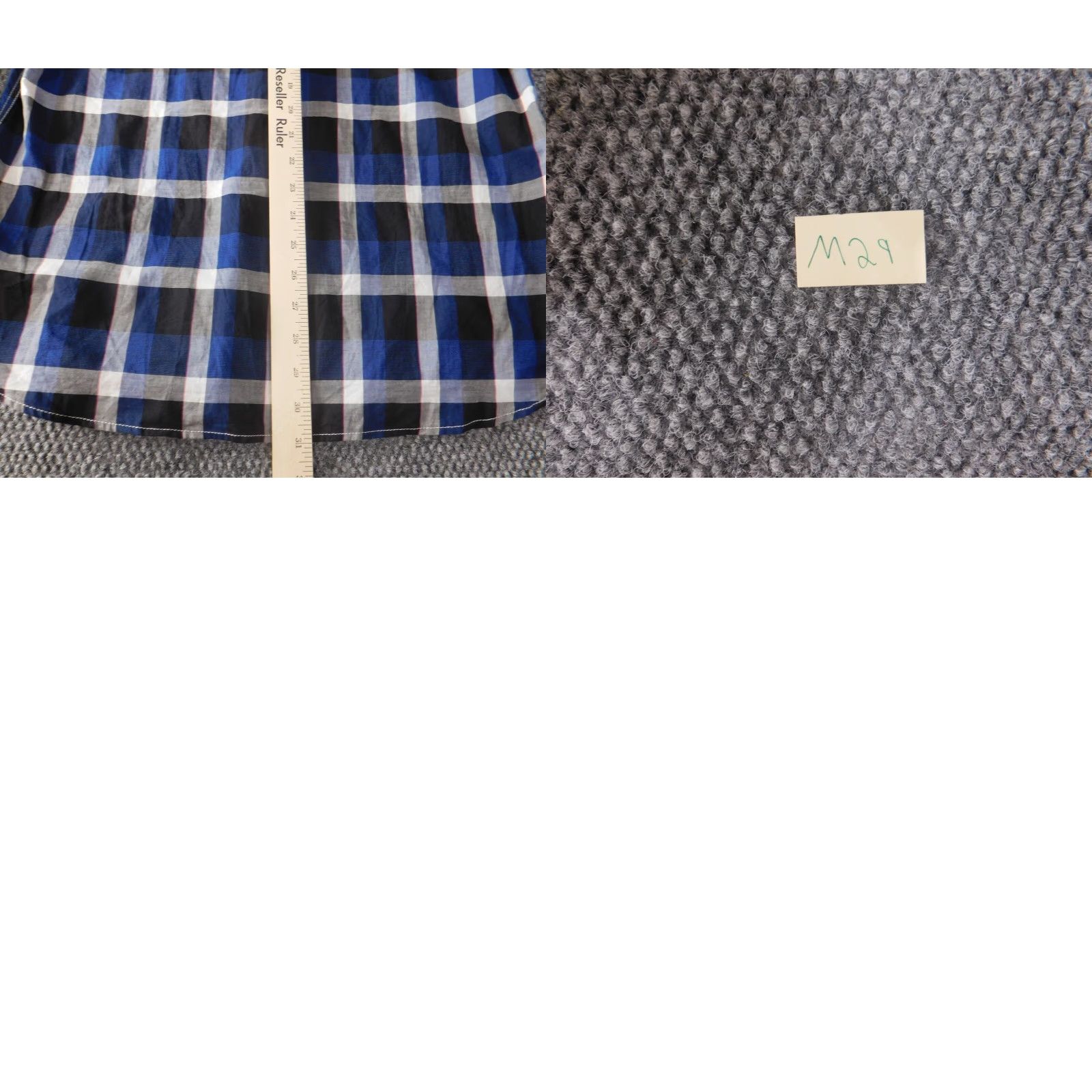 Gap Gap Mens Shirt Medium Blue Button-Up Classic Plaid Knit Cotton Regular Slimming Size US M / EU 48-50 / 2 - 8 Thumbnail