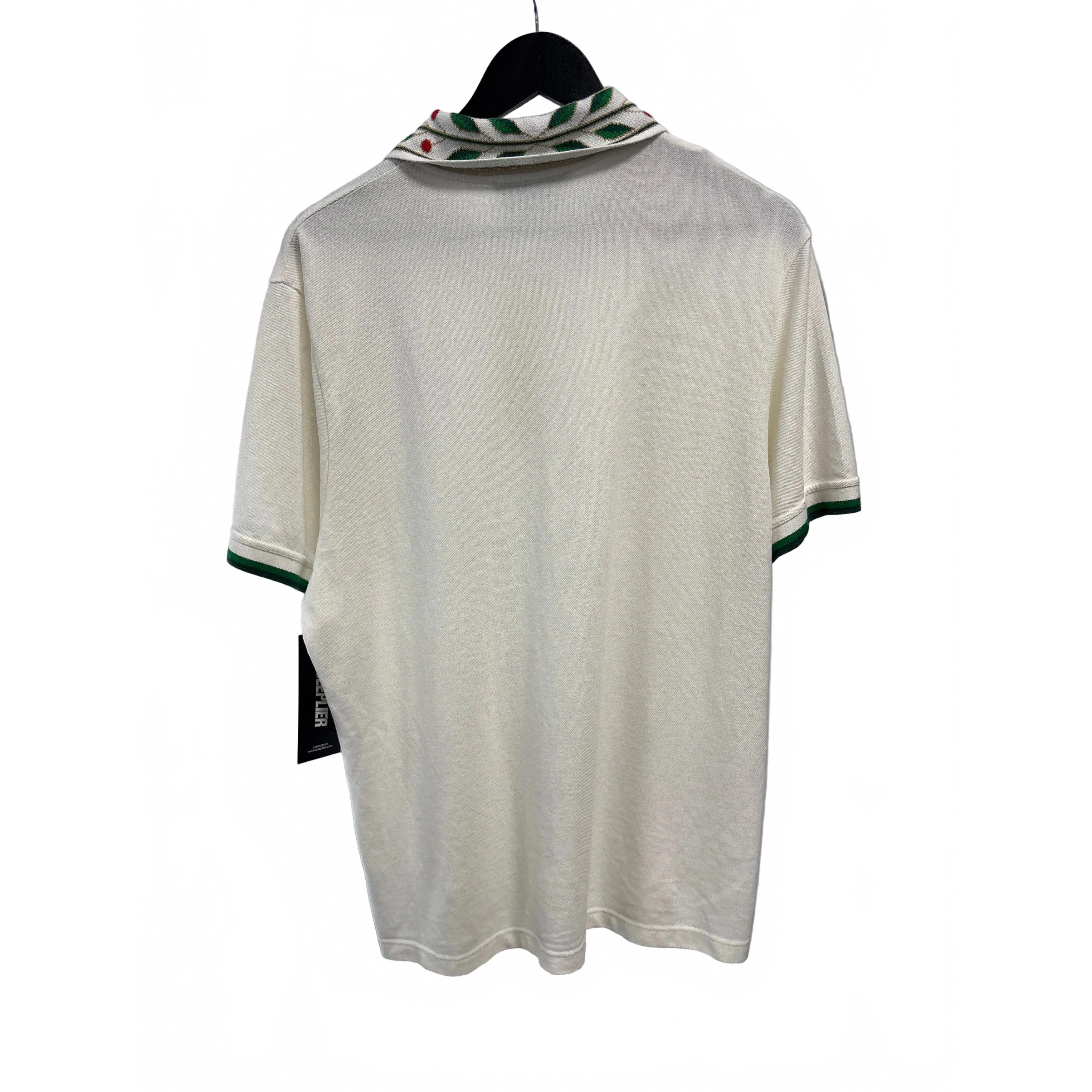 Casablanca Casablanca Polo Shirt White Size US XXL / EU 58 / 5 - 2 Thumbnail