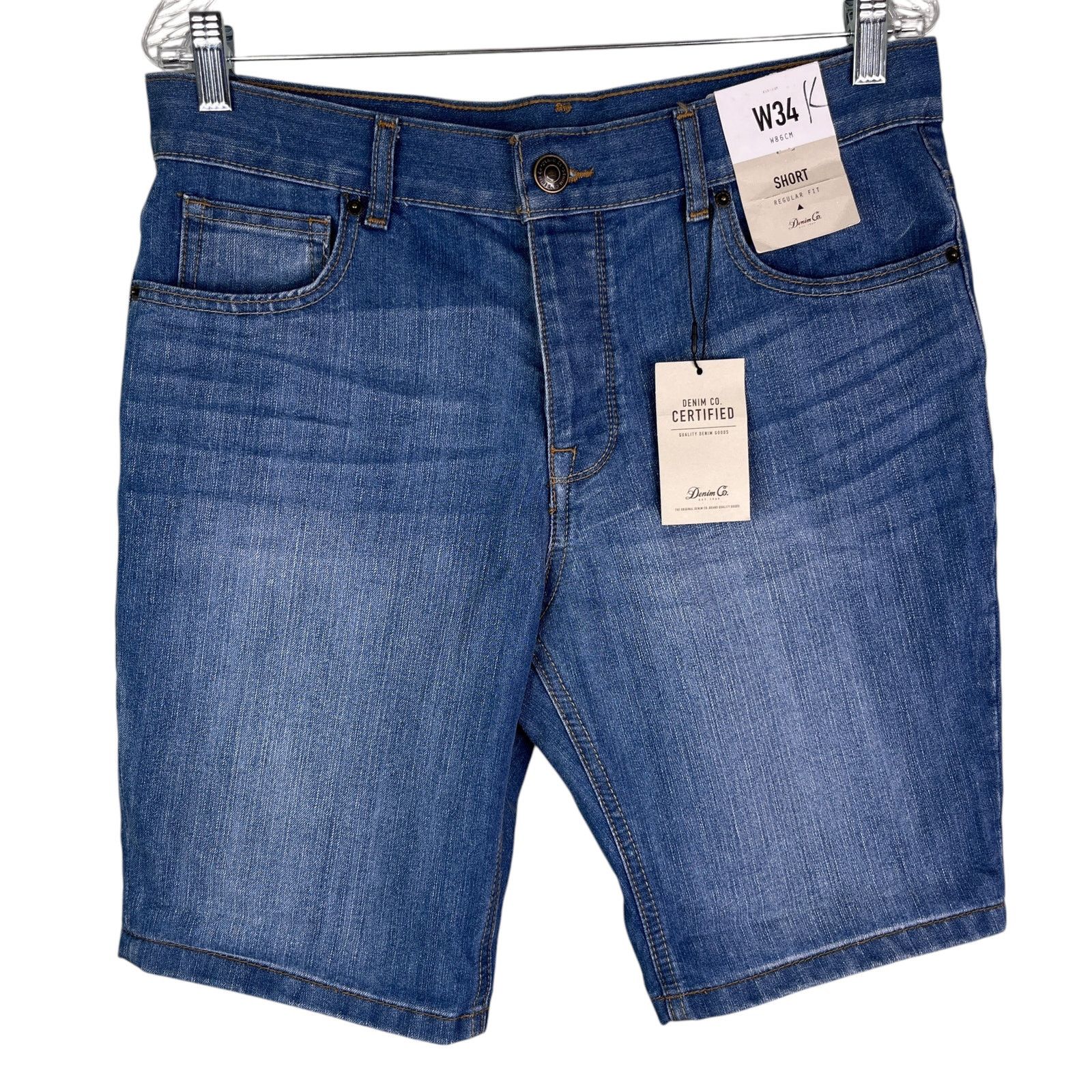 Other Denim Co Relaxed Fit Denim Shorts Button Fly 34 New Size US 34 / EU 50 - 11 Thumbnail