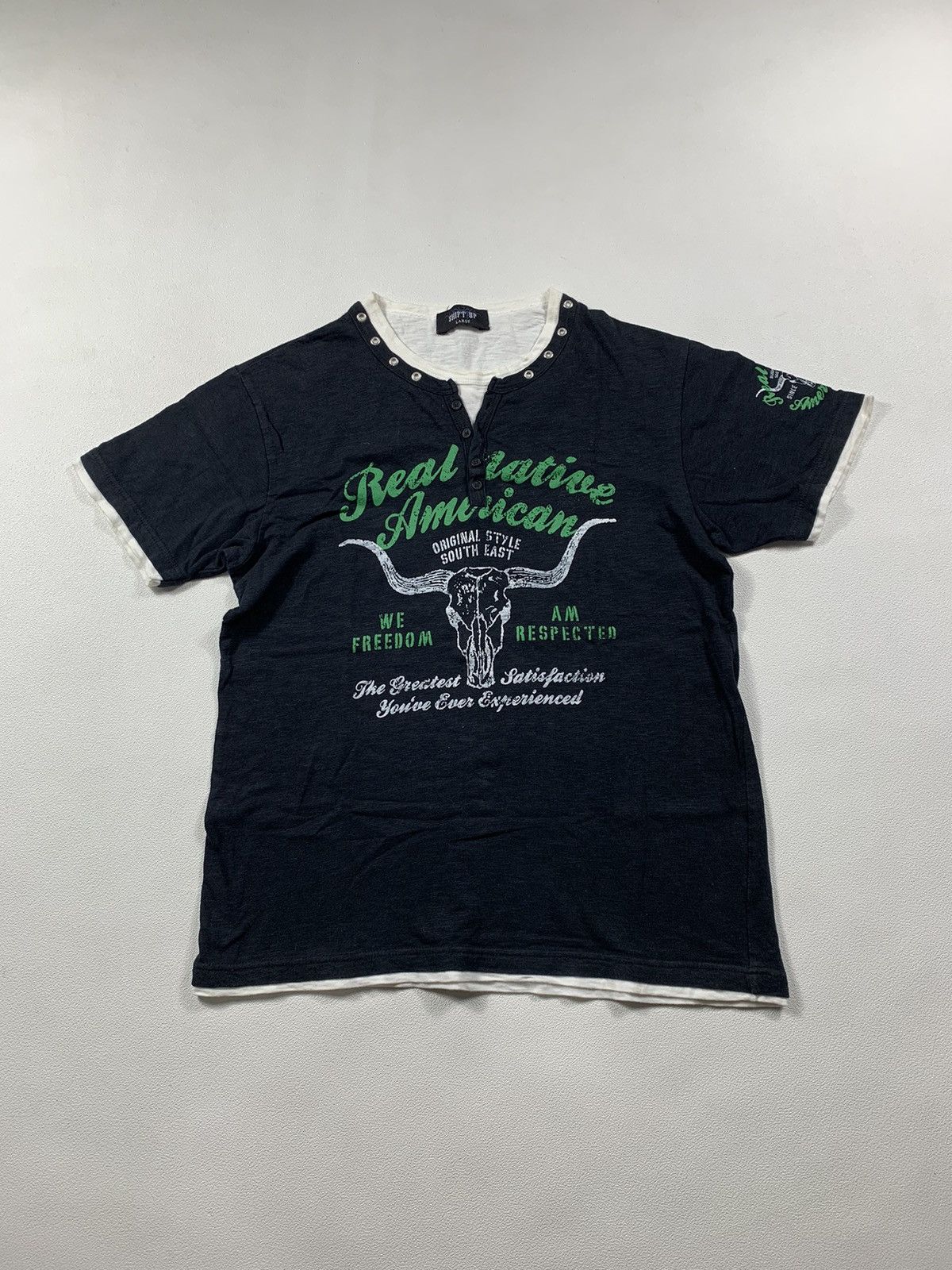 If Six Was Nine × Japanese Brand × Le Grande Bleu (L.G.B.) Y2k Style Shirt Up Tshirt Size US L / EU 52-54 / 3 - 1 Thumbnail