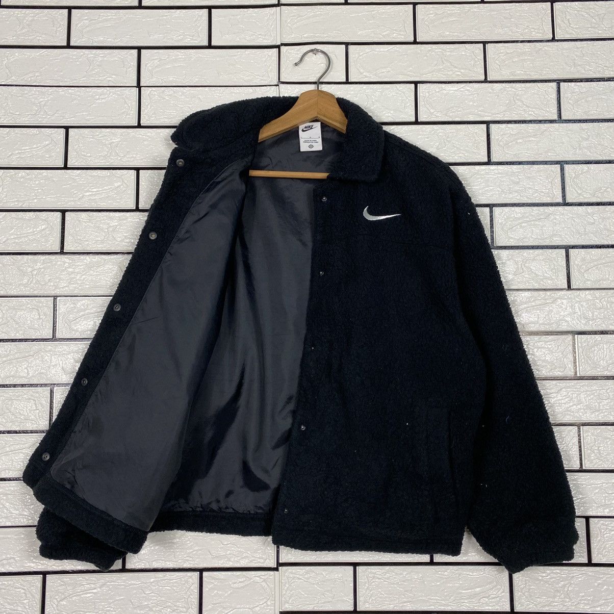Nike 📌Vintage Fleece Jacket Sherpa Nike Size US L / EU 52-54 / 3 - 12 Thumbnail
