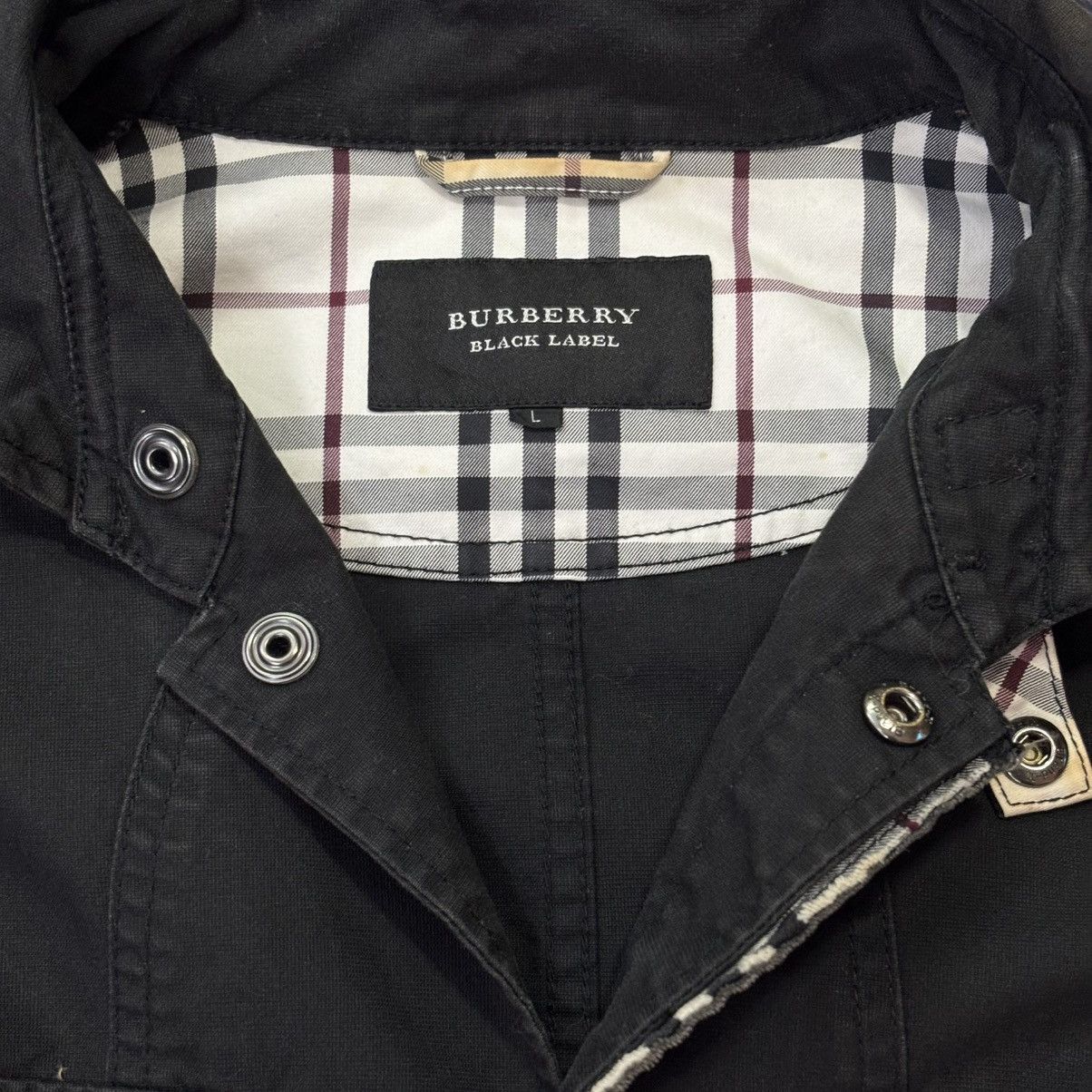 Burberry Burberry Distressed Lining Design Snap Button Jacket Size US L / EU 52-54 / 3 - 6 Thumbnail