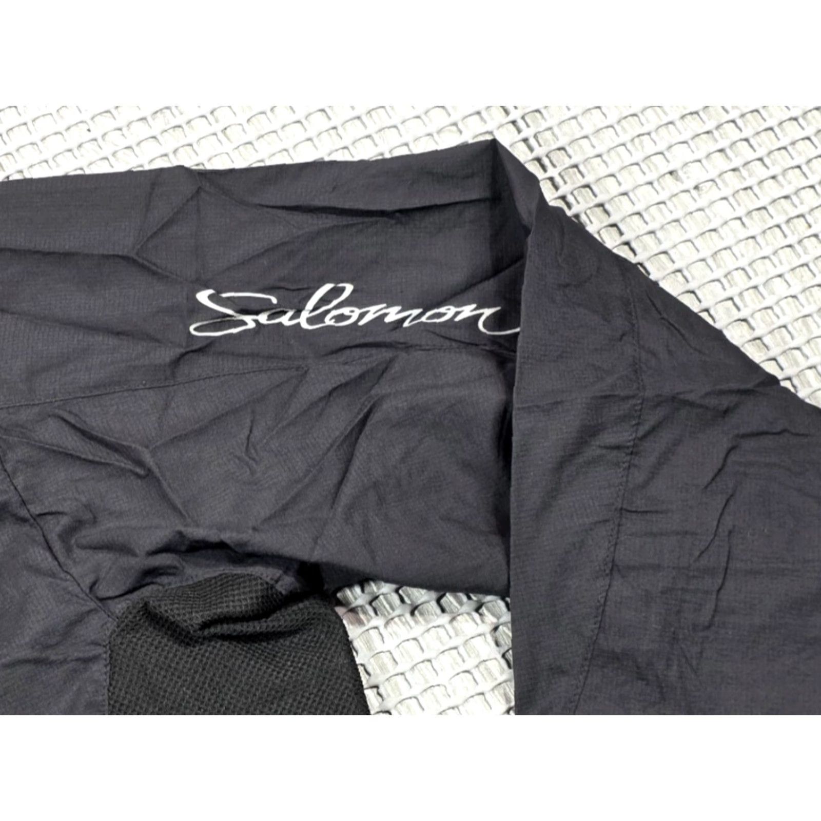 Salomon Salomon ClimaWind Women XL Nordic Ski Jacket Black Lightweight Nylon Windbreaker Jacket Windbreaker, Women XL Black Salomon ClimaWind Size XL / US 12-14 / IT 48-50 - 4 Thumbnail