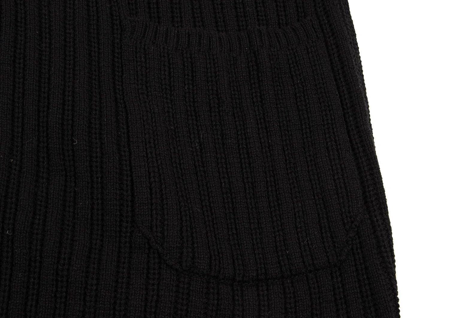 Yohji Yamamoto Yohji Yamamoto Half Layered Wool Knit Jacket Size US M / EU 48-50 / 2 - 8 Thumbnail