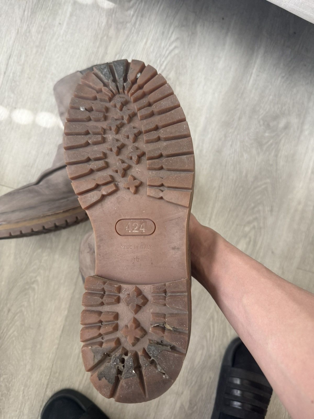424 424 marathon boot dusty nude Size US 11 / EU 44 - 7 Thumbnail