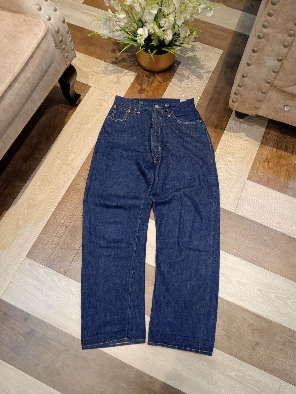 Beams Plus × Orslow ORSLOW JAPAN x BEAMS LOT 701ZBB INDIGO DENIM SELVEDGE PANTS Size US 27 - 1 Thumbnail
