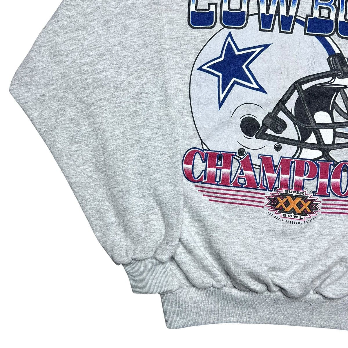 NFL Vtg 1996 NFL Dallas Cowboys Super Bowl Champions Sweatshirt Size US XL / EU 56 / 4 - 16 Thumbnail