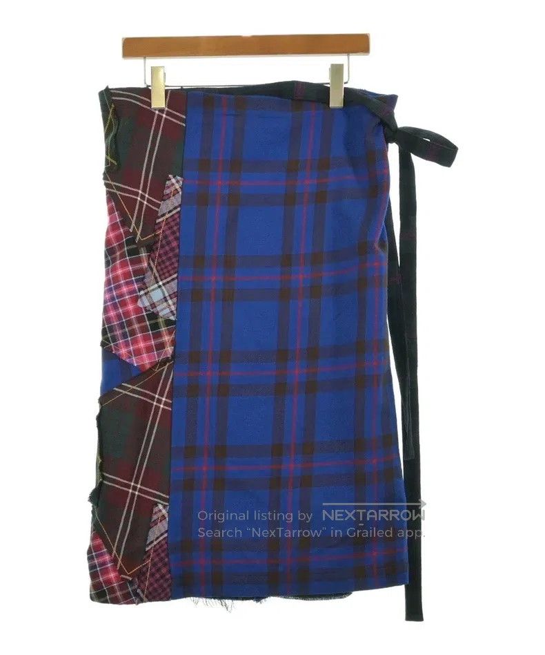 Comme des Garcons Comme des Garcons Patchwork plaid rolled skirt Size 25" / US 0 / IT 36 - 2 Thumbnail