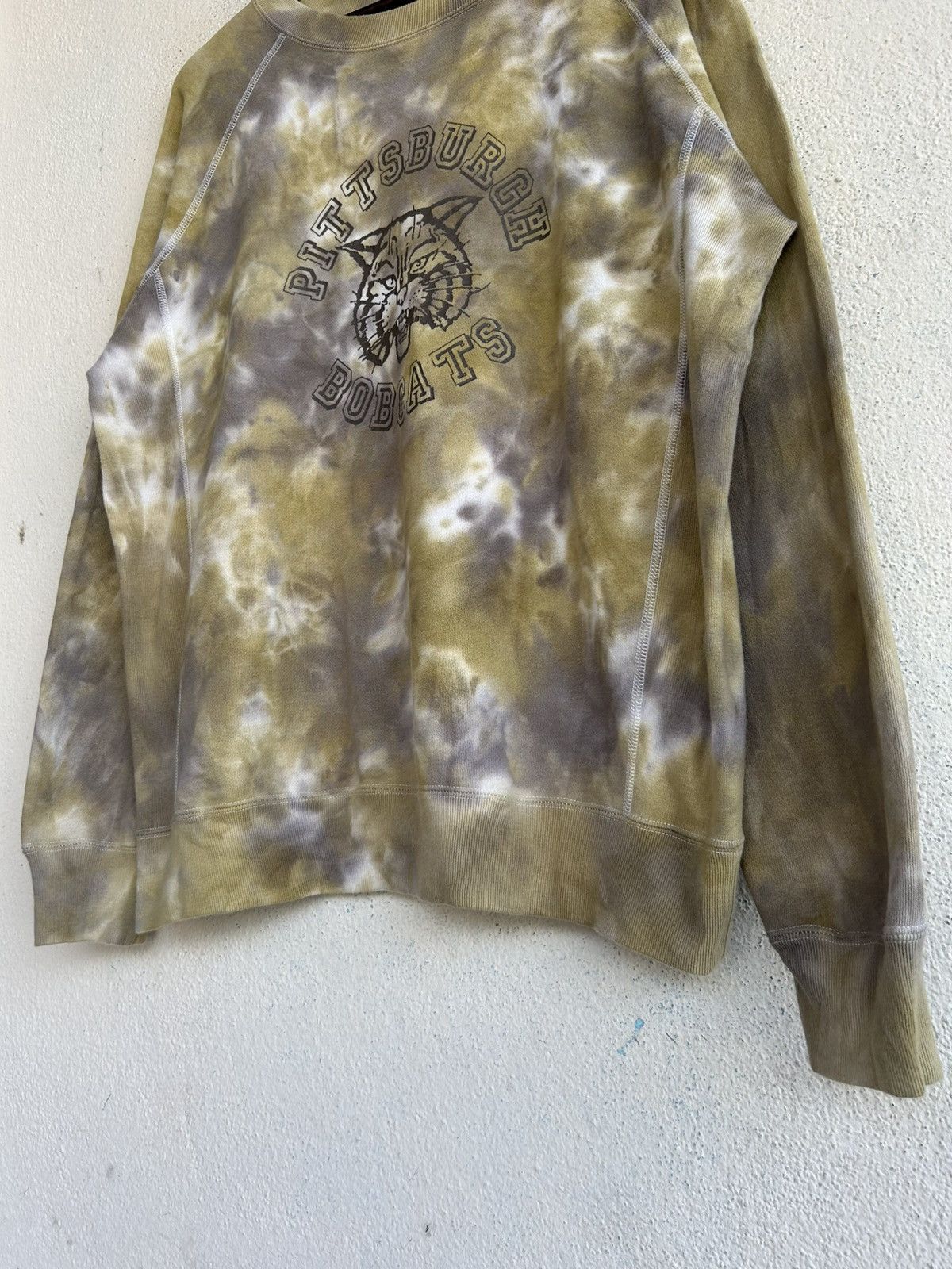 NBA Tobila Pittsburgh Bobcats Acid Wash Tie Dye Sweatshirt Size US L / EU 52-54 / 3 - 5 Thumbnail
