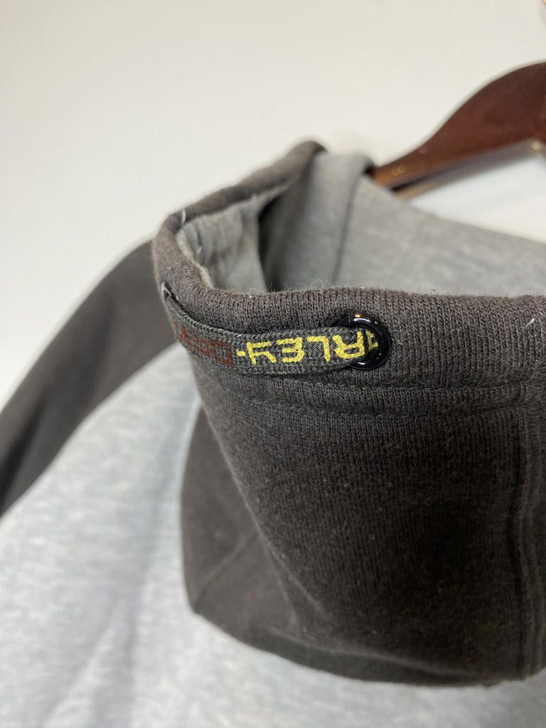 Harley Davidson Vintage Y2K Harley Davidson Hoodie Gray Black Orange Size XL Size US XL / EU 56 / 4 - 12 Thumbnail