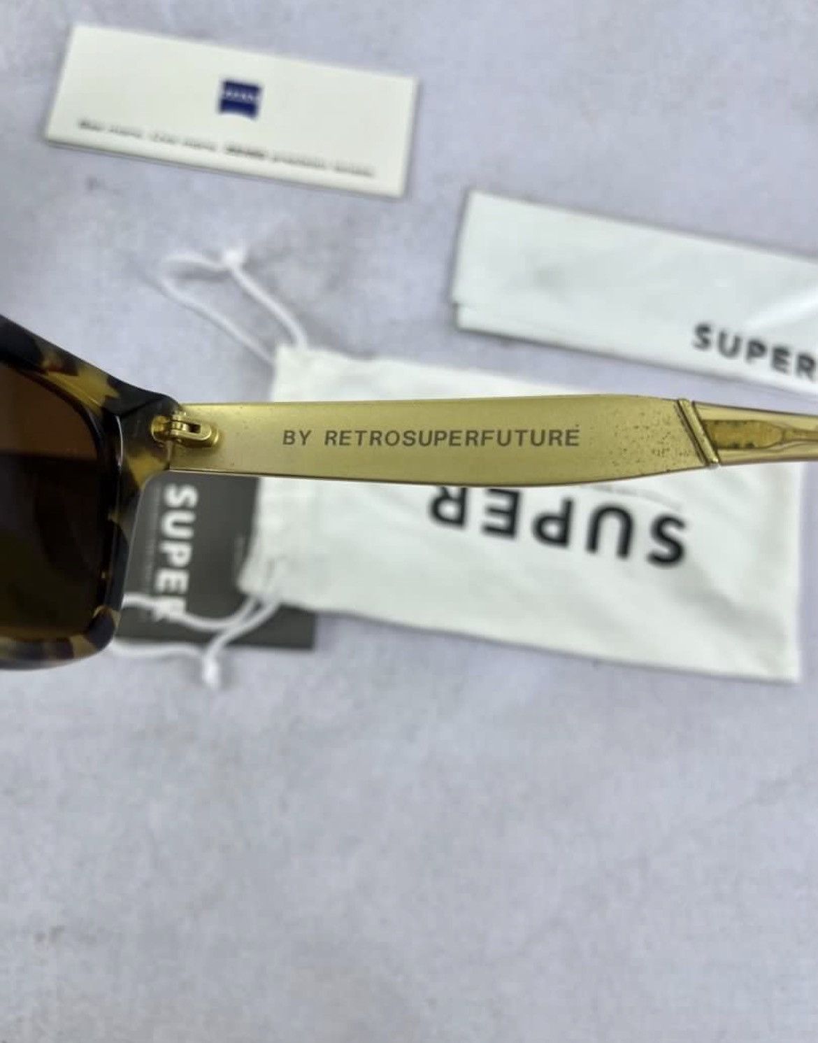 Retrosuperfuture America Francis Brown Puma Sunglasses, Men's — image 5 of 6