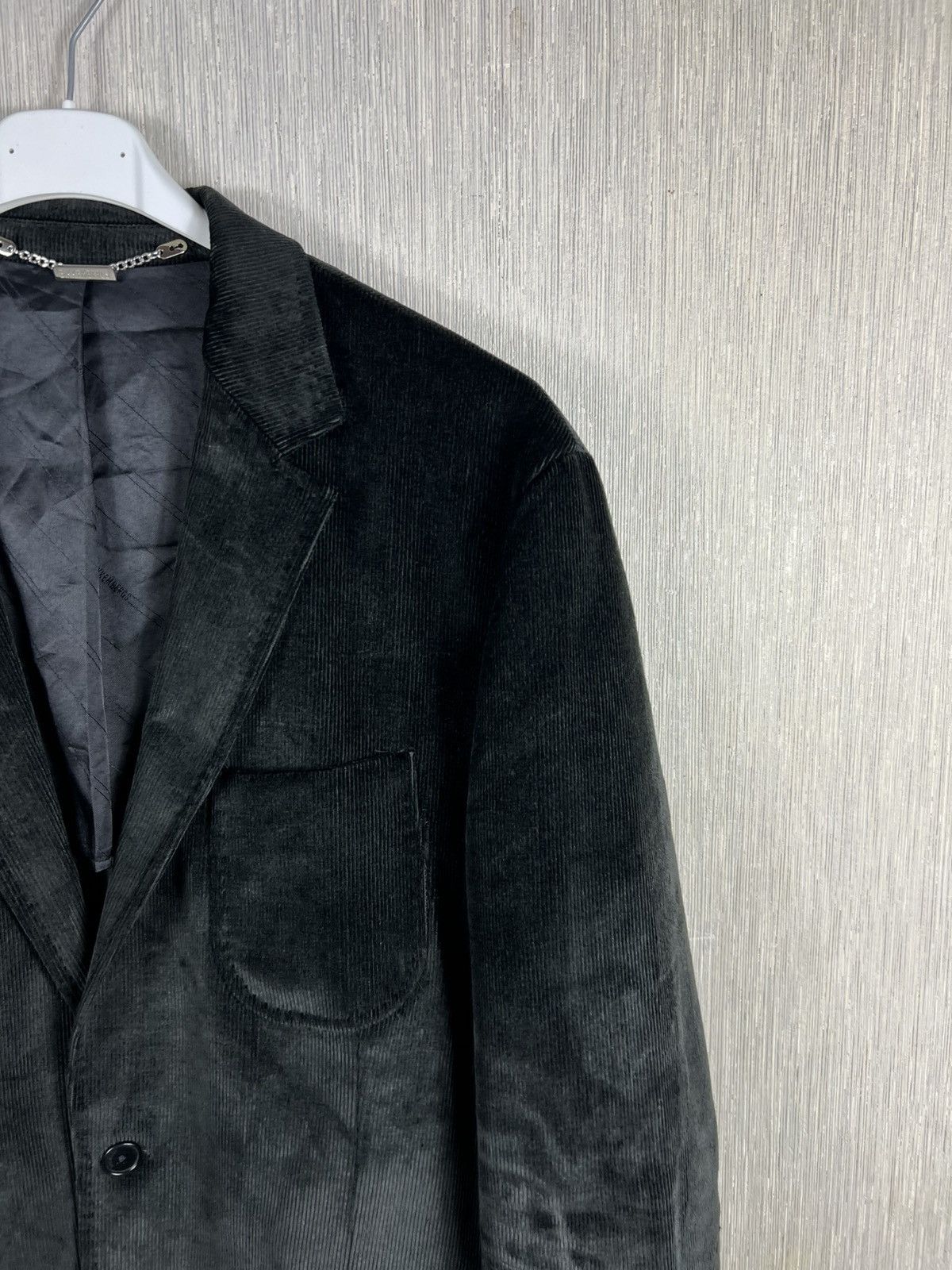 Dirk Bikkembergs Archive Dirk Bikkembergs corduroy black blazer jacket pocket Size US L / EU 52-54 / 3 - 3 Thumbnail