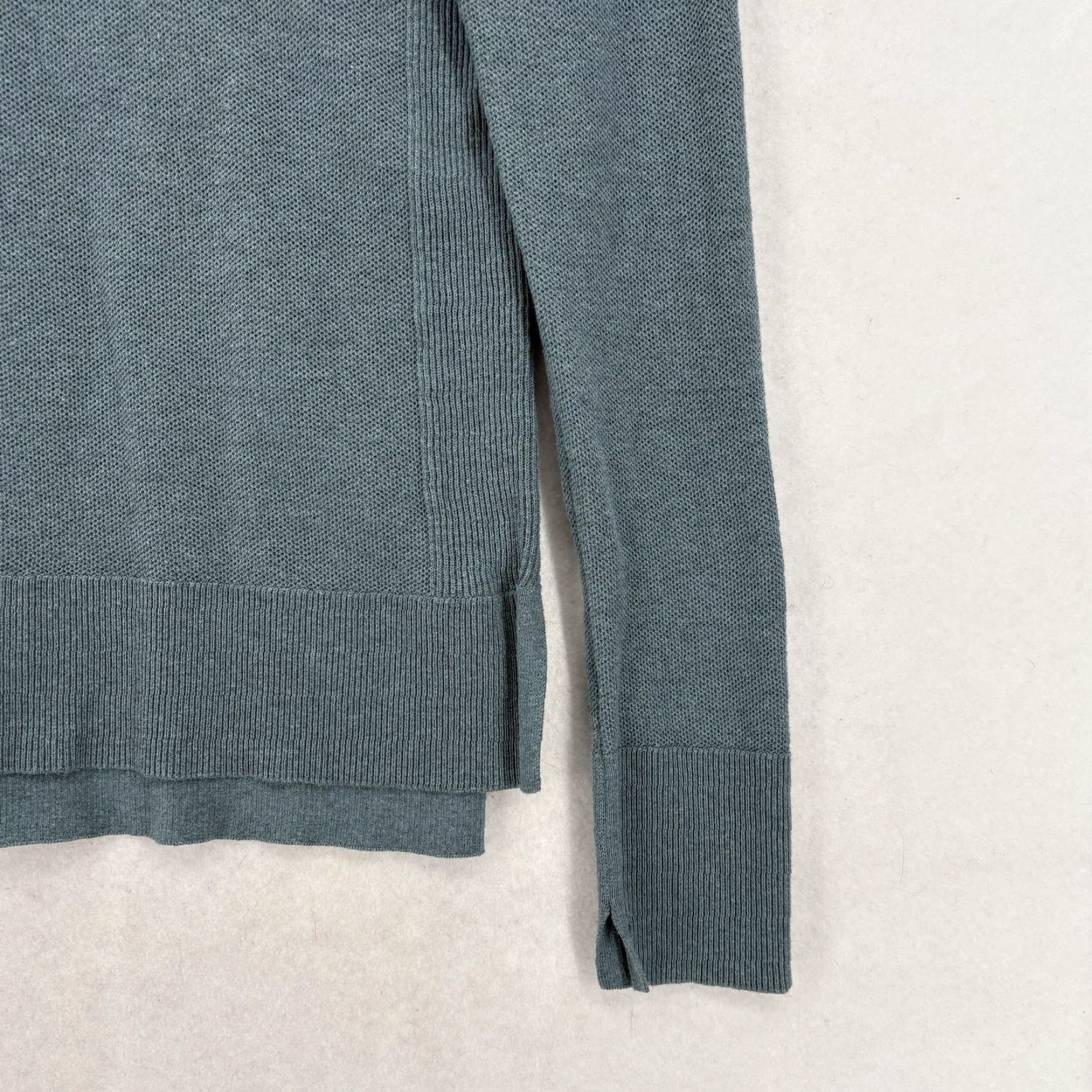 KJUS KJUS Kessy Sweater Womens Small Blue Knit Cowl Neck Pullover Cotton Cashmere Size S / US 4 / IT 40 - 3 Thumbnail