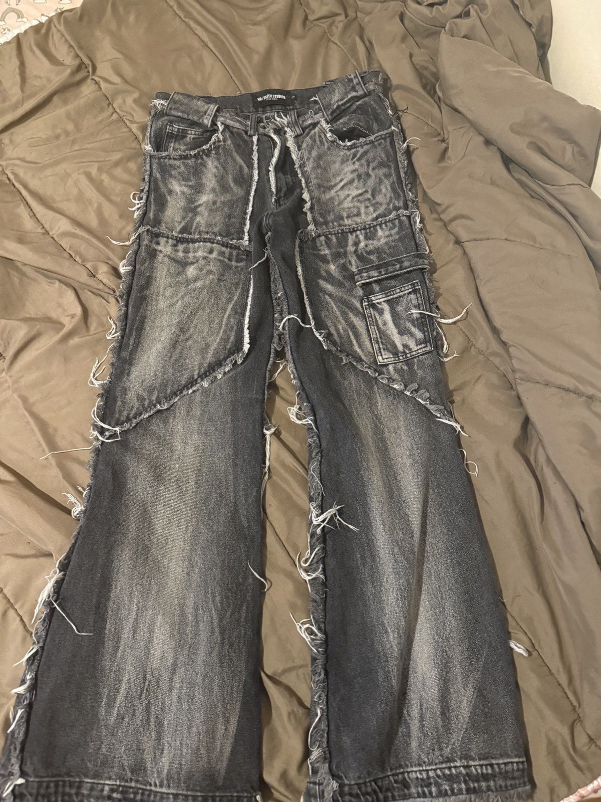 No Faith Studios No faith studio flared pants Size US 29 - 4 Thumbnail
