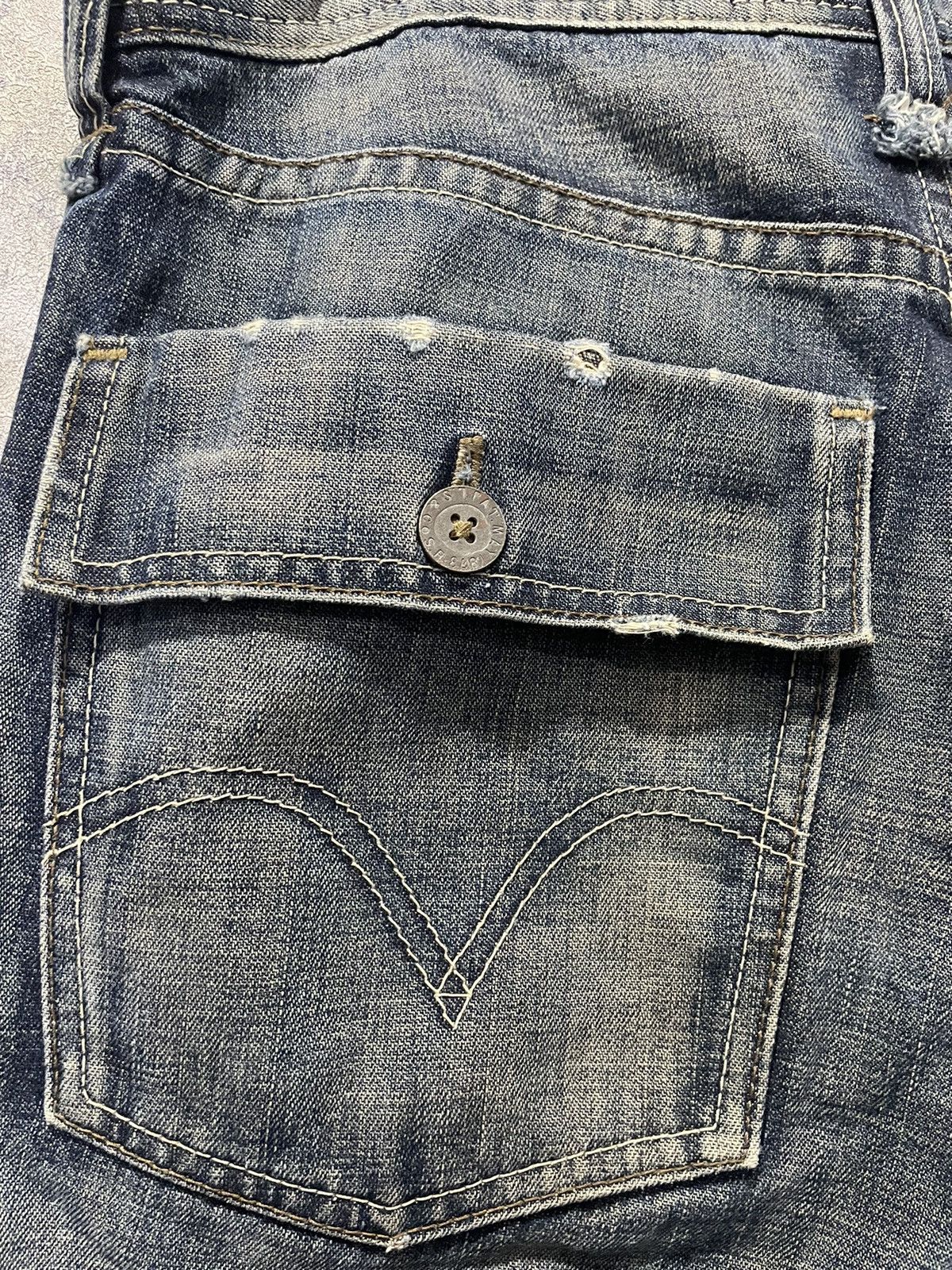 Japanese Brand × Levi's × Vintage 🔥🔥Vintage levi’s distressed denim🔥🔥 Size US 32 / EU 48 - 6 Thumbnail