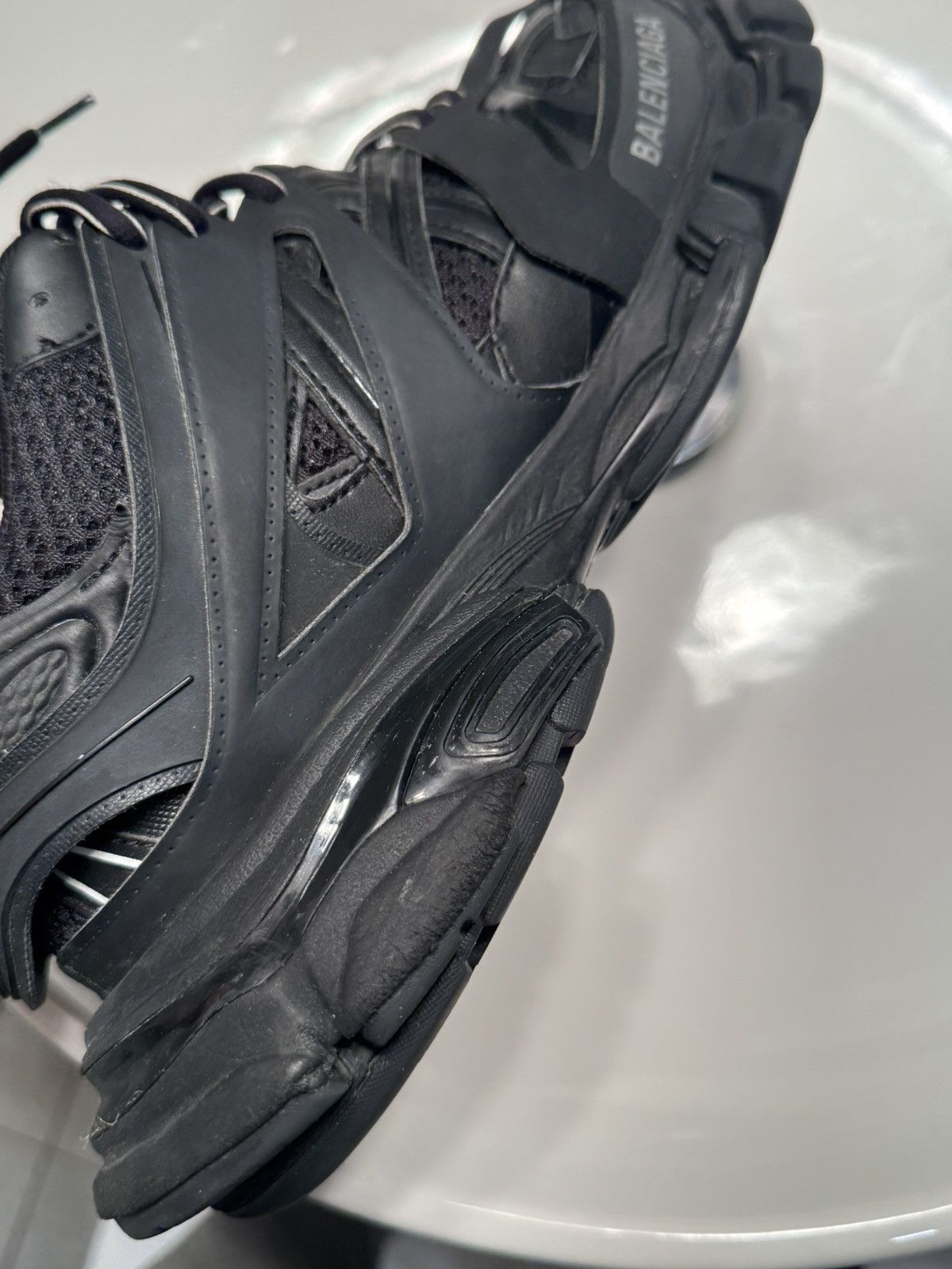 Balenciaga BALENCIAGA TRACK FULL BLACK Size US 9 / EU 42 - 16 Thumbnail