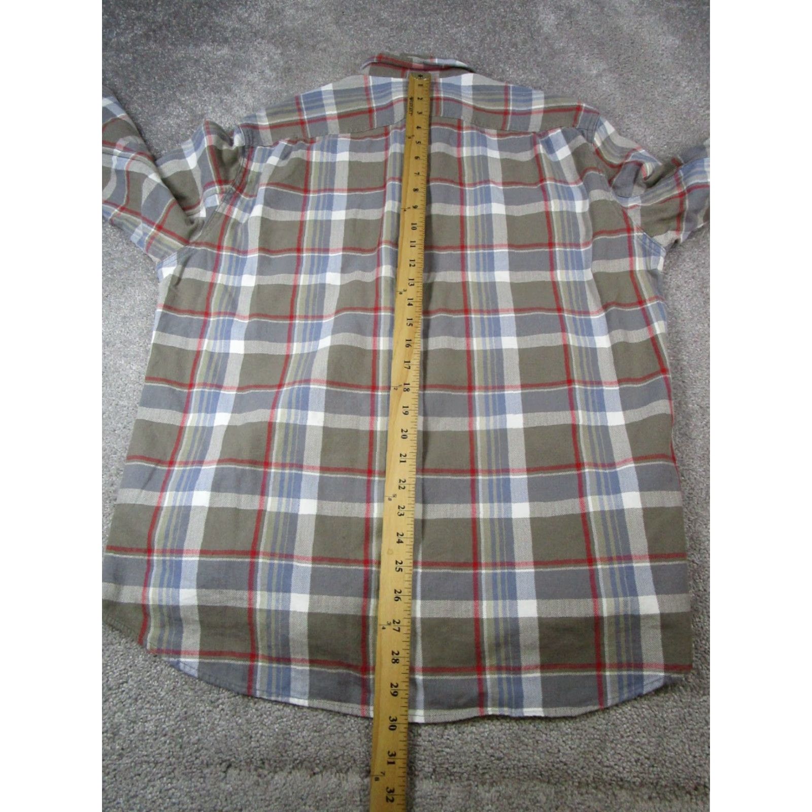 J.Crew J.Crew Shirt Mens Large Brown Cotton Flannel Button Up Size US L / EU 52-54 / 3 - 7 Thumbnail