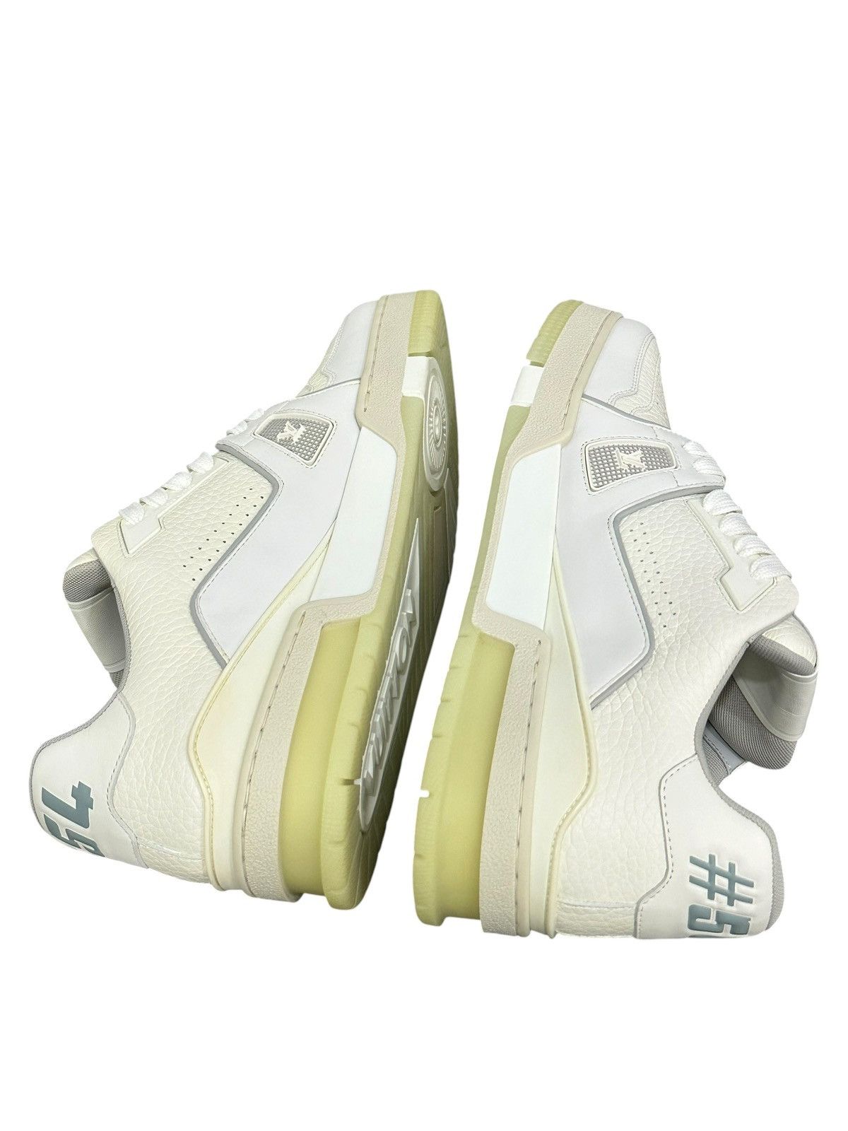 Louis Vuitton Louis Vuitton White Trainer Sneakers Size US 7.5 / EU 40-41 - 5 Thumbnail
