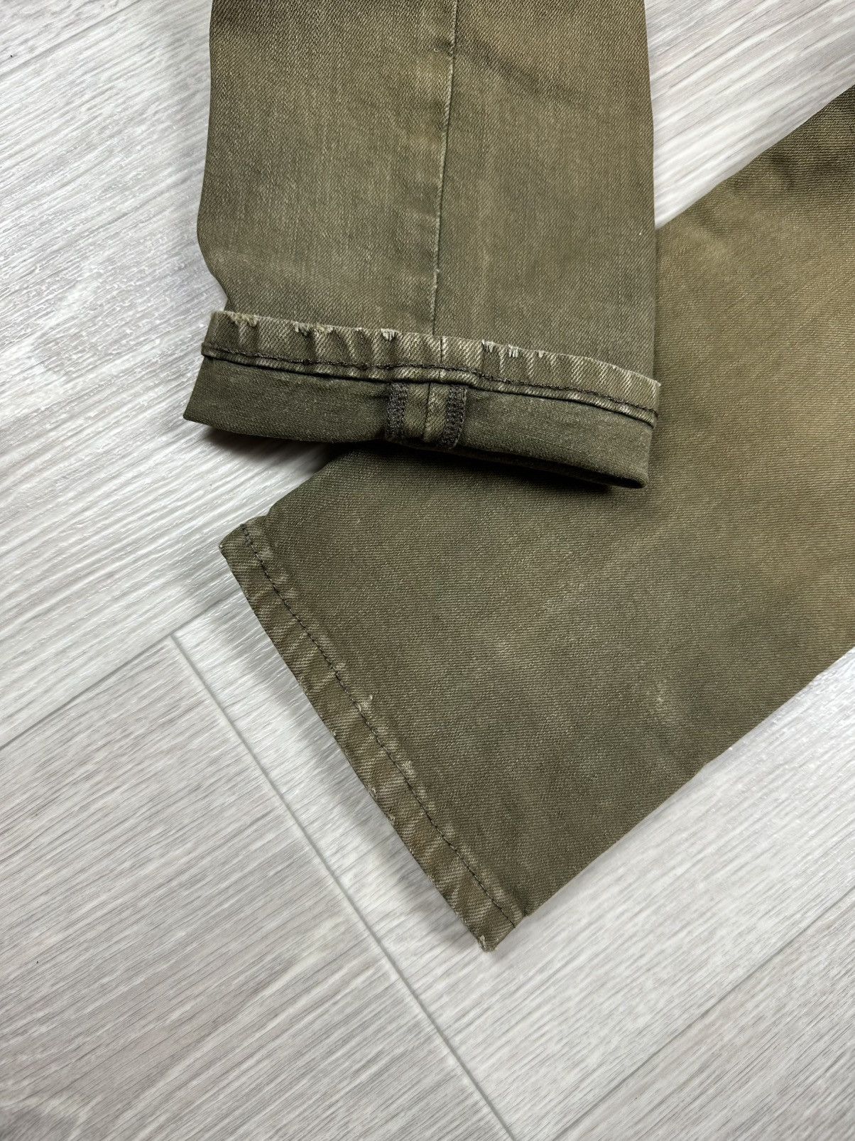 Polo Ralph Lauren × Vintage Vintage Polo Ralph Lauren Sullivan Slim Denim Olive Jeans Size US 30 / EU 46 - 8 Thumbnail