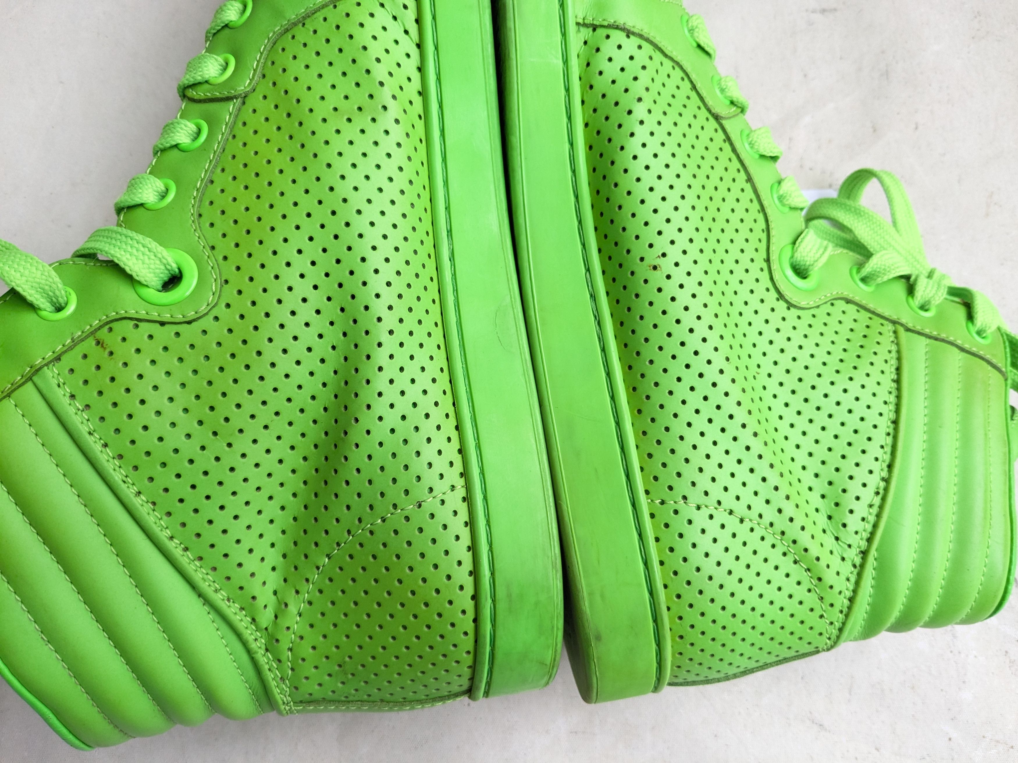 Gucci Gucci High Top Sneakers Green 10 Leather Size US 10 / EU 43 - 10 Thumbnail