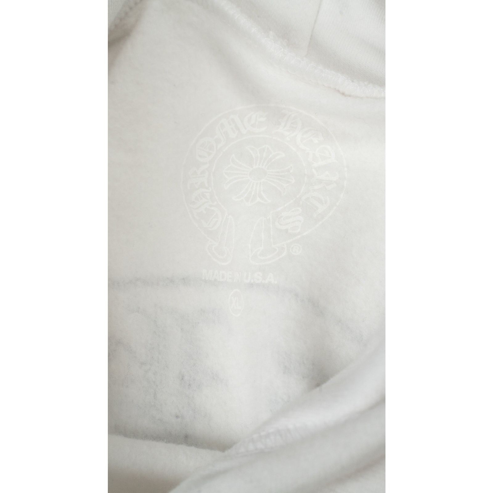 Chrome Hearts St. Barth Back Horseshoe Logo Hoodie 'White/Blue' Size US XL / EU 56 / 4 - 6 Thumbnail