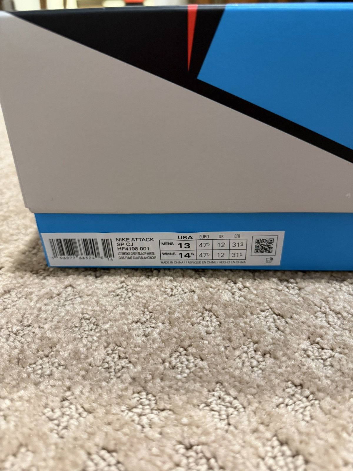 Nike × Travis Scott Travis Scott Nike Attack Lt Smoke Grey Size US 13 / EU 46 - 8 Thumbnail
