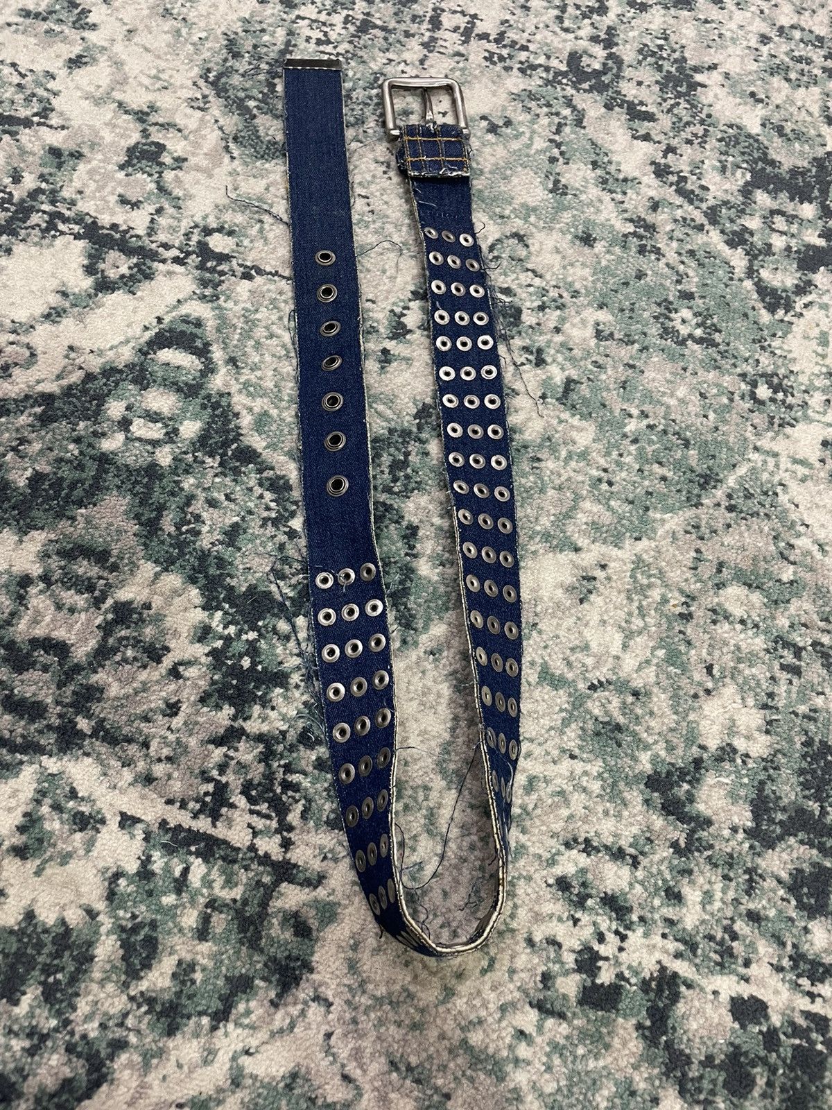 Hysteric Glamour Bad Boy Denime Studded Belt Size ONE SIZE - 6 Thumbnail