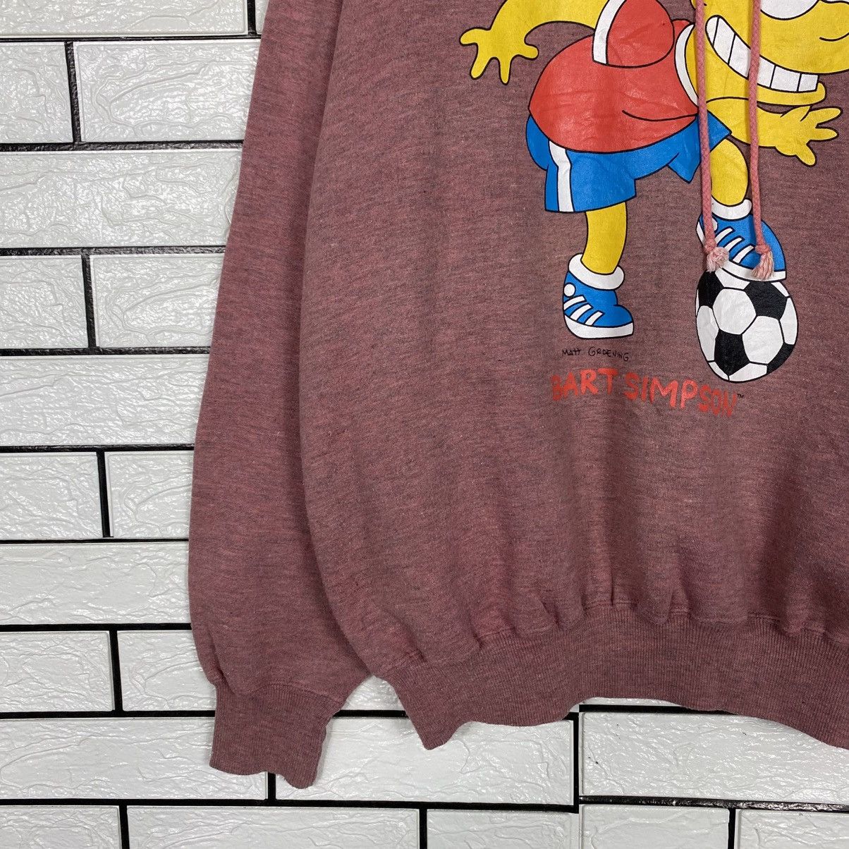 Japanese Brand 📌Vintage Hoodie Pull Over Bart Simpsons Big Logo Size US L / EU 52-54 / 3 - 5 Thumbnail