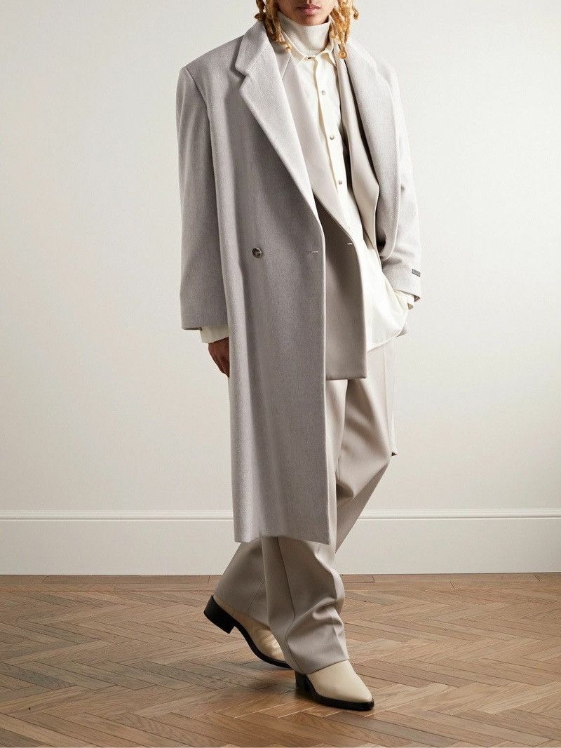Fear of God Fear of god Eternal Wool OverCoat Cement Heather Size US M / EU 48-50 / 2 - 2 Thumbnail
