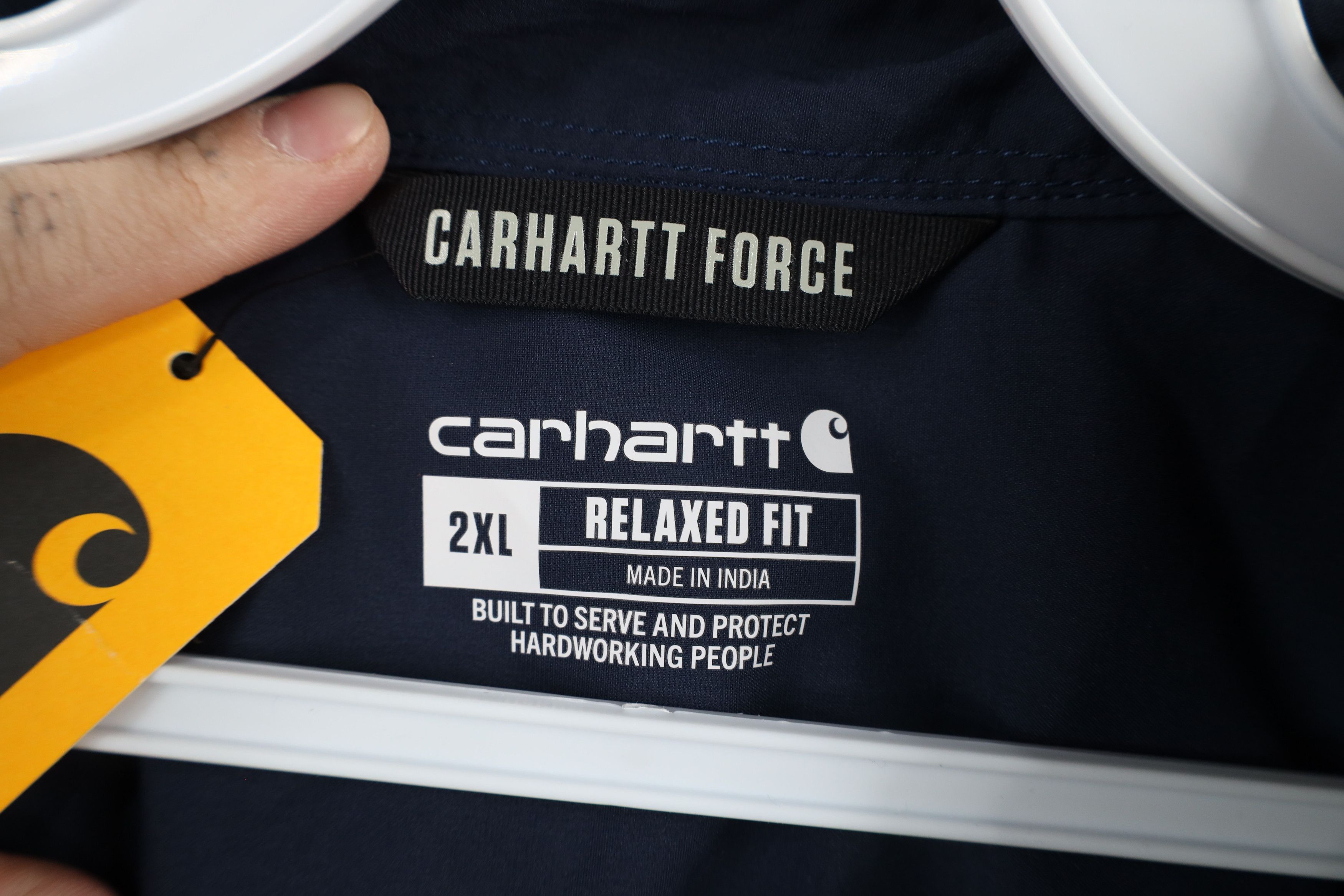Carhartt × Vintage New Carhartt Northern Illinois NI Steel Button Shirt Blue Size US XXL / EU 58 / 5 - 7 Thumbnail