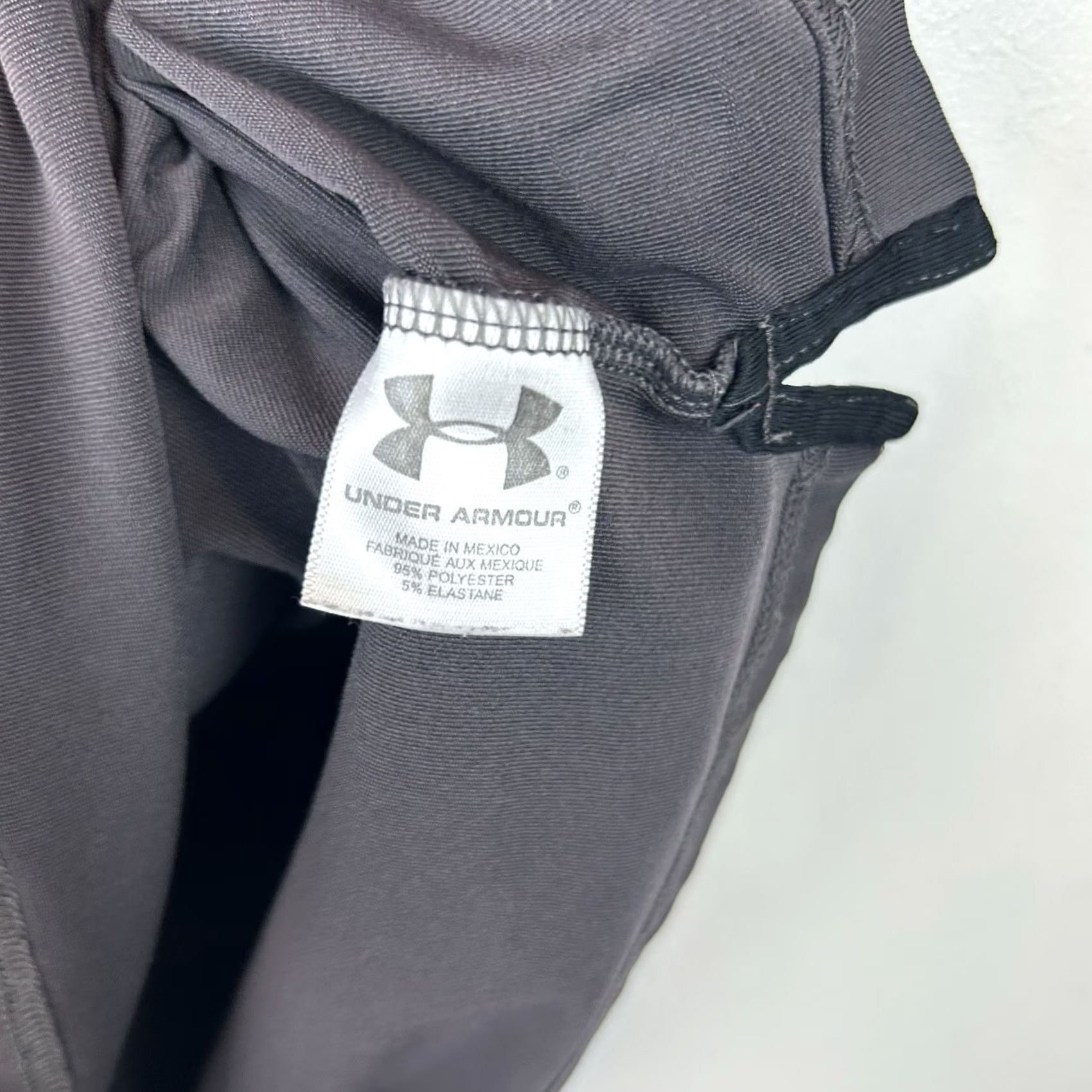 Under Armour Under Armour Polo Shirt Mens XL Regular Golf HeatGear Gray Stretch Logo Short Sleeve Collared Button Polo Size US XL / EU 56 / 4 - 8 Thumbnail