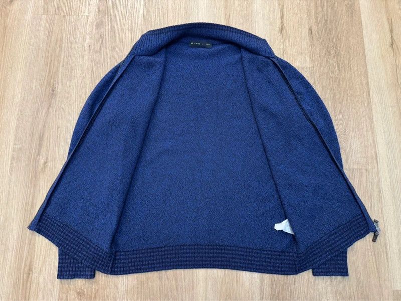 Etro Etro Milano Lana Wool Zip Sweater jumper size L Italy Size US L / EU 52-54 / 3 - 3 Thumbnail