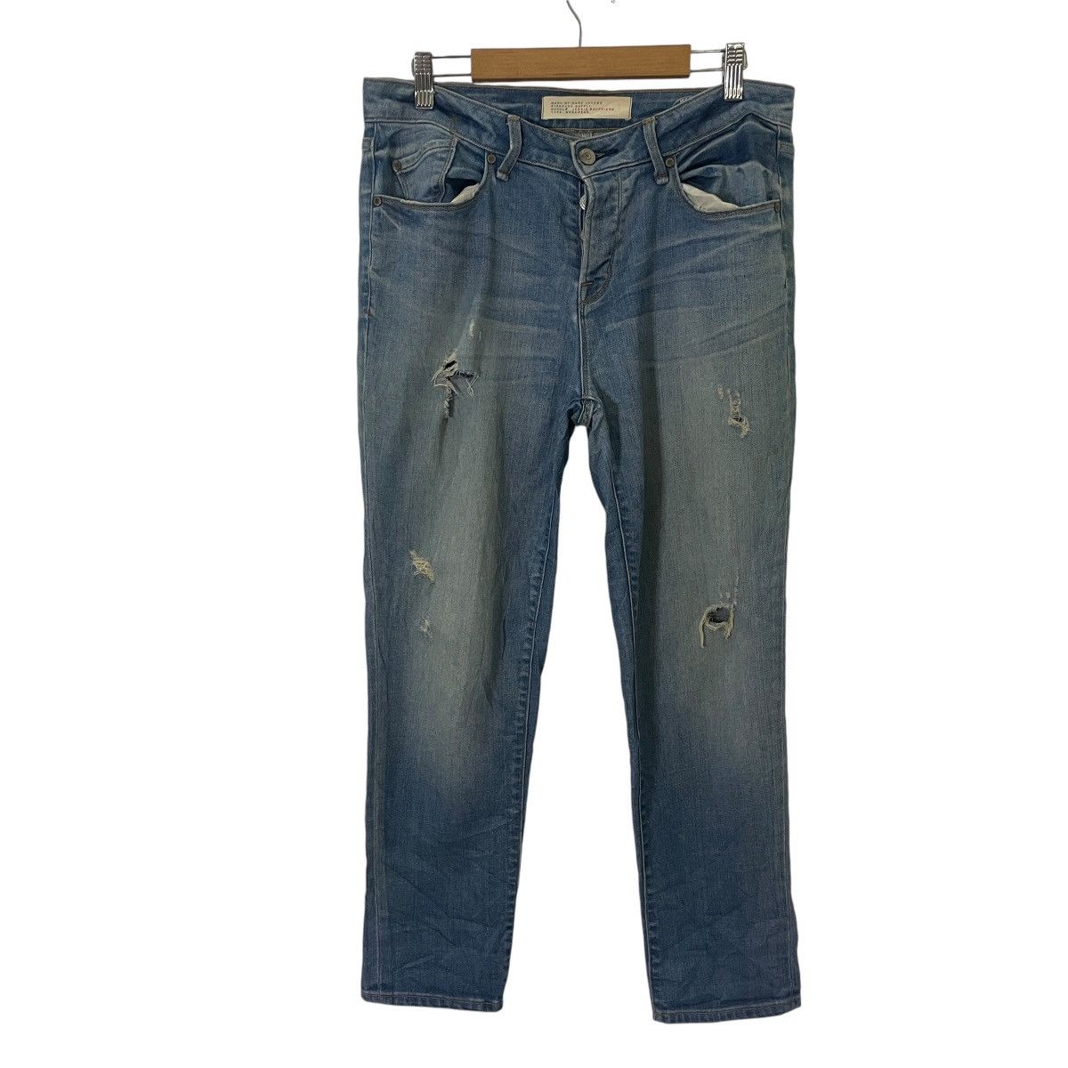 Marc by Marc Jacobs Vintage Marc By Marc Jacobs Distressed Denim Jeans Size US 32 / EU 48 - 1 Thumbnail