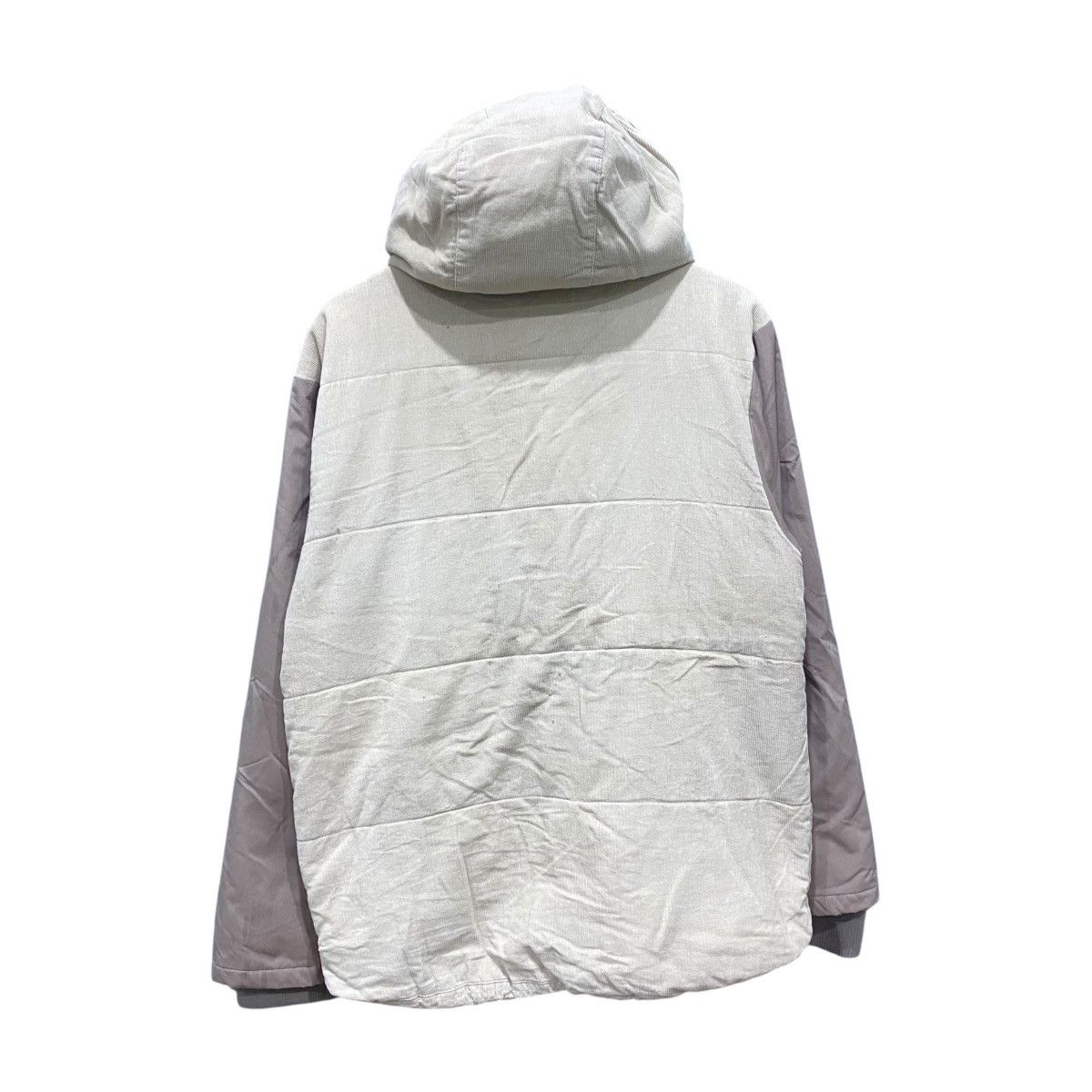 go slow caravan Go Slow Caravan Japan Gorpcore Corduroy Hooded Puffer Jacket Size US L / EU 52-54 / 3 - 2 Thumbnail