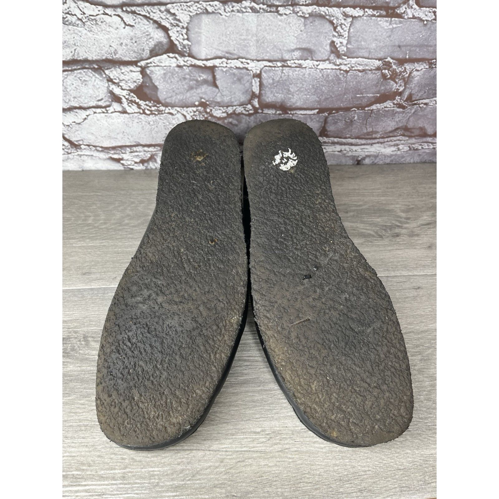 Clarks Clarks Wallabees Black Leather Moccasins Chukka Boots Shoes Size US 11 / EU 44 - 8 Thumbnail